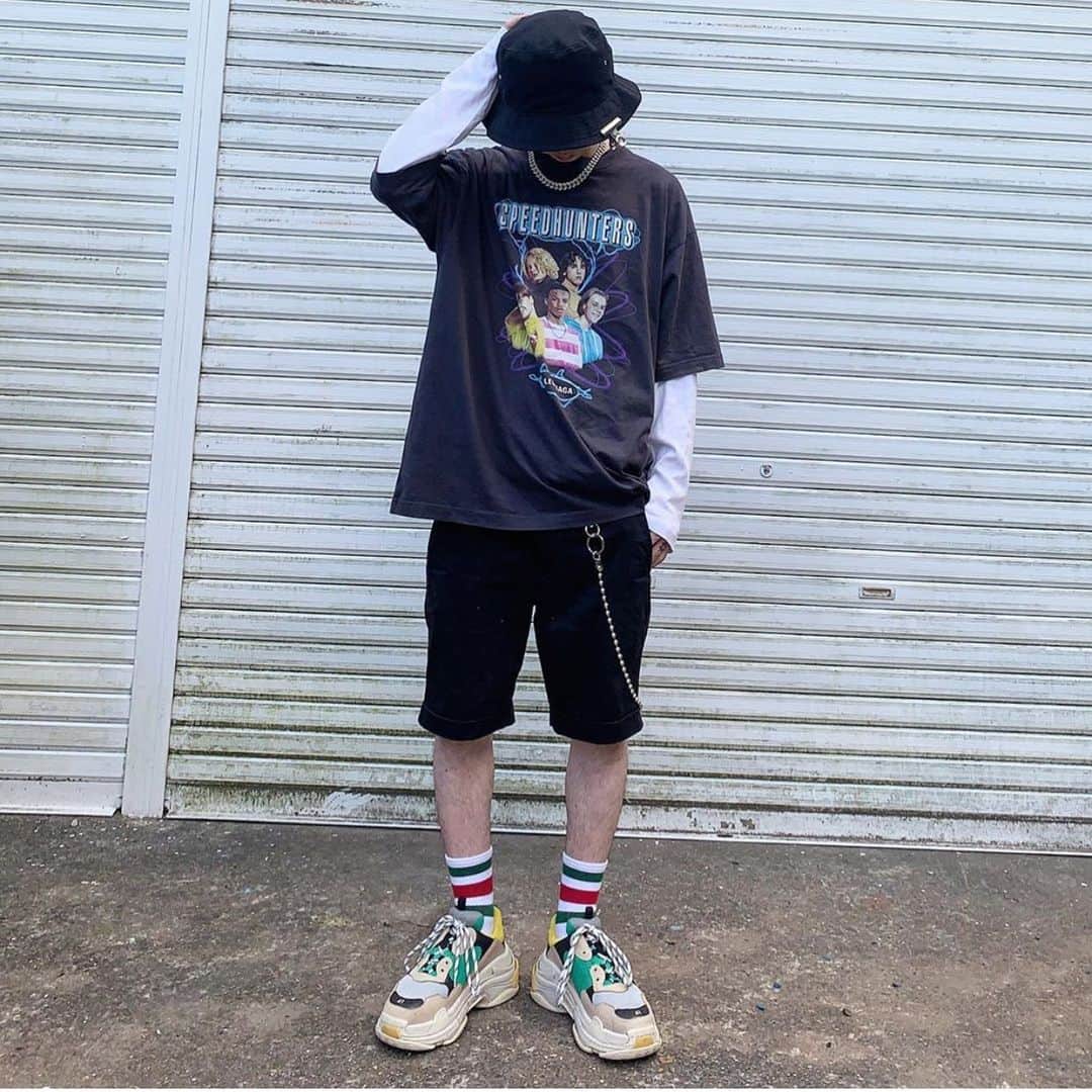 のインスタグラム：「. . . #ジャパスニピックアップ . . . model➡️ @s_xx_24 👟 #balenciaga #tripleS を使った#スニーカーコーデ ✨✨ ぜひ皆さんも参考にしてみては？💥💥 . . . #ジャパスニ #ジャパスニ女子 #ジャパスニピックアップ #sneaker #kicks #スニーカー #スニーカーコーデ #スニーカー男子 #スニーカー女子 #balenciagatriples #バレンシアガ」