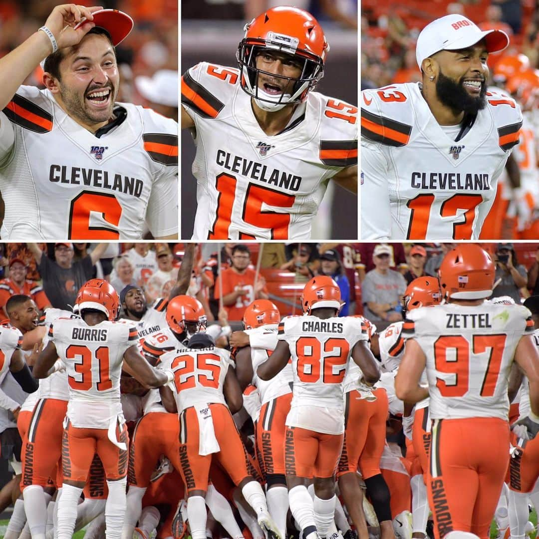 スポーツセンターさんのインスタグラム写真 - (スポーツセンターInstagram)「Damon Sheehy-Guiseppi went from sleeping outside and talking his way into a workout with the Browns to scoring a TD in his first #NFLPreseason game. His teammates were hyped 🧡 (via @thecheckdown)」8月9日 13時04分 - sportscenter