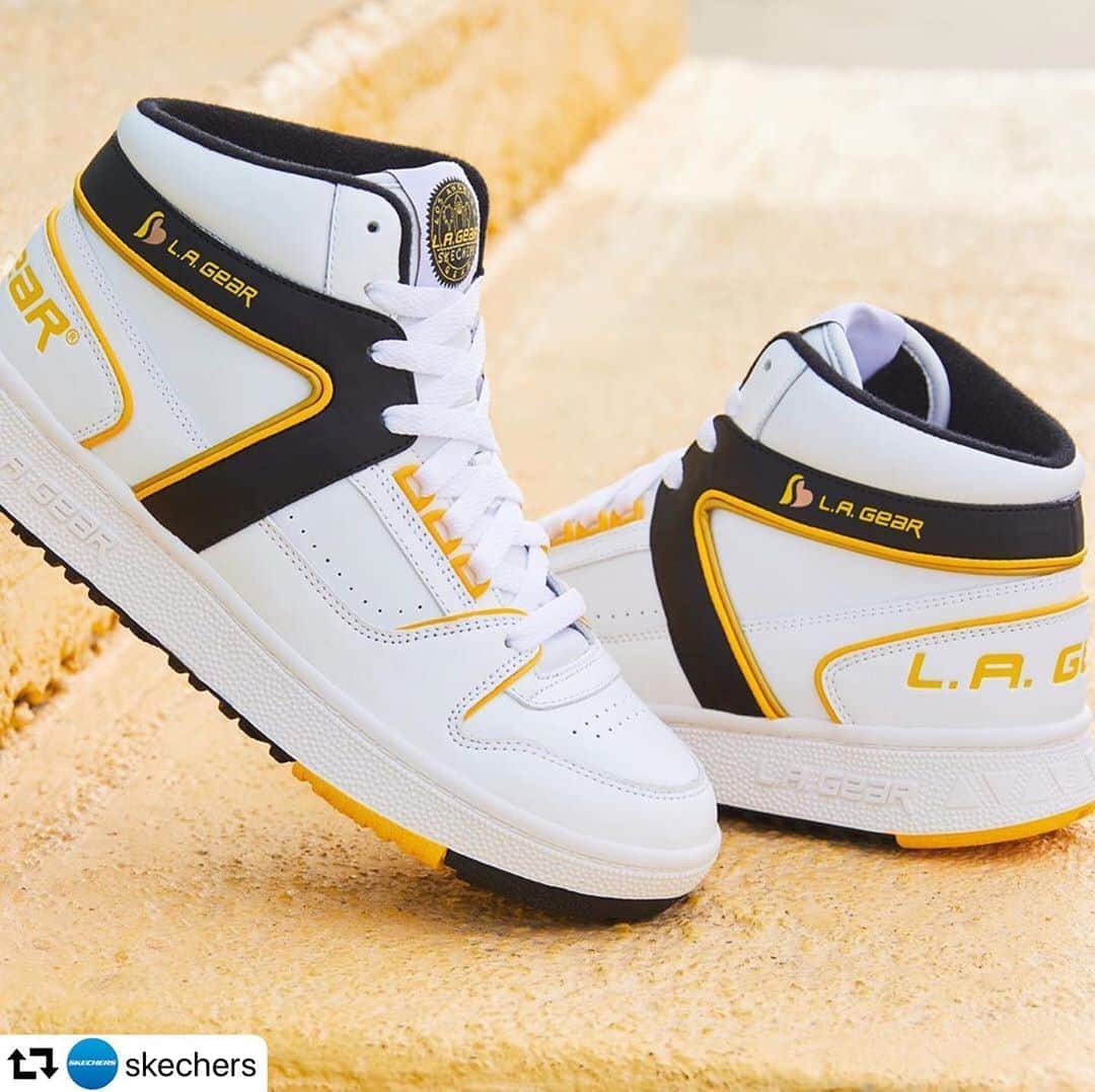 LAギアさんのインスタグラム写真 - (LAギアInstagram)「#repost @skechers ・・・ 🔥 Sneaker Alert 🚨 L.A. GEAR ❌ SKECHERS have teamed up for a limited-edition collaboration! The classic mid-top Slammer is back! #LAGEARxSKECHERS #streetstyle #fashion #LAGear #Skechers #style #SkechersStyle」8月9日 15時27分 - lagear