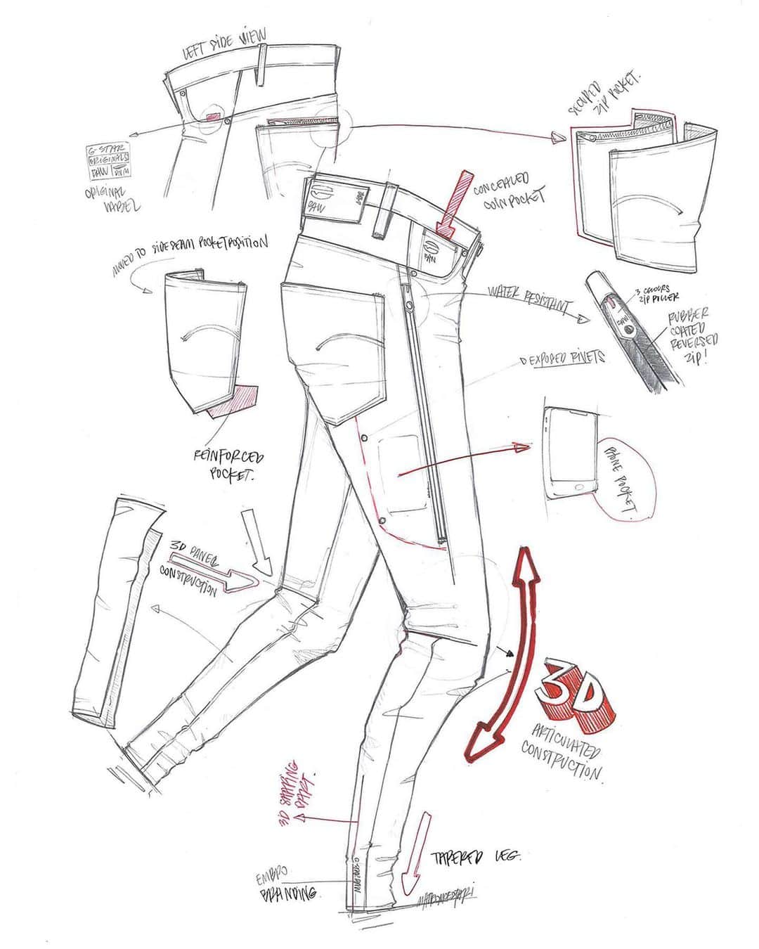 のインスタグラム：「. . 【CITISHIELD - 進化したデニム】 . CITISHIELD. OUR NEWEST DENIM INNOVATION. . 現代のシティライフに合わせて進化したデニム。 思い描いたこだわりをそのまま落とし込み、実現したCity Proofデザイン。 . . スマートに取り出してスムーズに繋がる、スマートフォンに最適なサイドポケット。 . シルエットのアレンジが自在、サイクリングにも便利な調整自在のカフス。 . ジッパー付きで安心のウォレットポケット。 . 動きやすさはそのまま、雨にも負けない撥水コーディング。 . 美しいシルエットと快適な履き心地を作り出す3Dデザイン。 . . Own a Citishield.  #GStarRAW #ジースターロウ #GStarRAWjapan #新作 #newarrival #ジーンズ #デニム #立体裁断 #3dデニム #jeans #denim #Citishield #シティライフ #都会 #city #こだわり #デザイン #コーディネート #ファッション #スタイリッシュ #撥水コーティング #サイクリング」