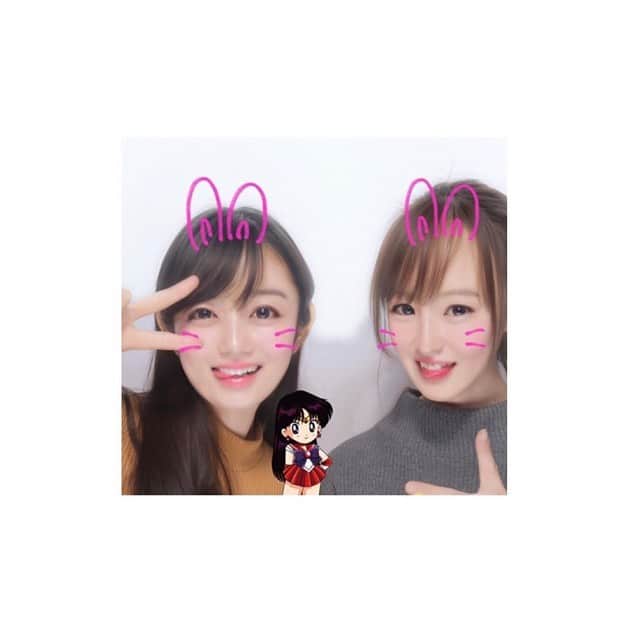のインスタグラム：「💛 うちの女神 みんなの女神 藤田菜七子ちゃん Happppy Birthday ♥ ズッ友🥳的な変なテンションで撮ったプリ。笑 元気で居てくれる それだけで嬉しいん。」