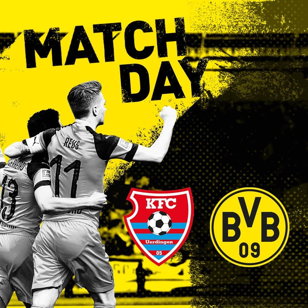 ボルシア・ドルトムントさんのインスタグラム写真 - (ボルシア・ドルトムントInstagram)「💛 MATCHDAY! 🆚 @kfc_uerdingen 🕣 20:45 Uhr MEZ 📍 Merkur Spiel-Arena 🏆 @dfb_pokal 📱 #KFCBVB」8月9日 16時11分 - bvb09