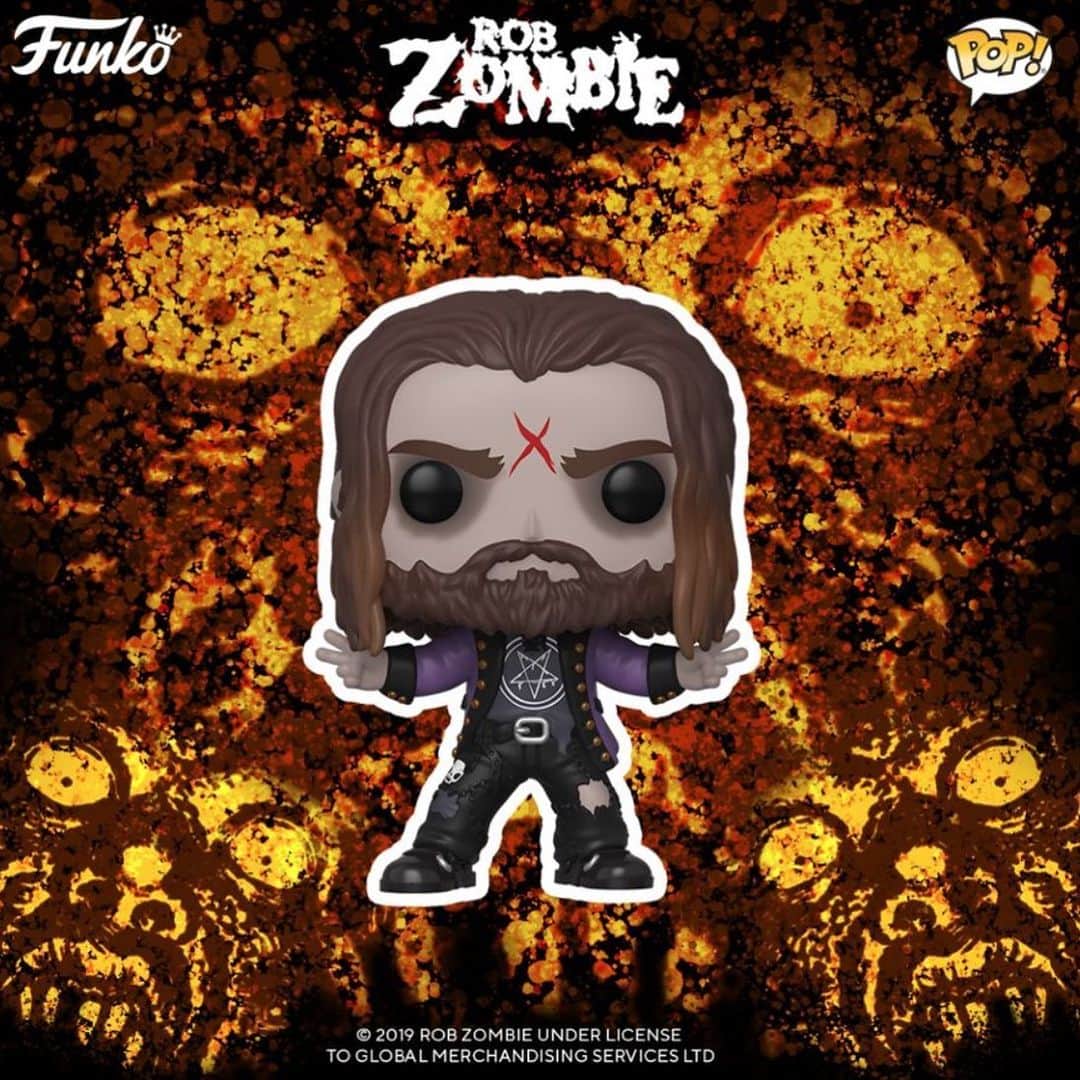 ロブ・ゾンビのインスタグラム：「Guess who is now a @originalfunko POP! Yep this guy. Coming soon! #robzombie #funkopop」
