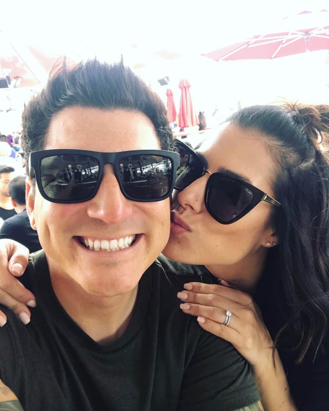 Jaime Preciadoのインスタグラム：「Happy bday to this Bozo! My beautiful wife. Like I’ve said before, you really rev my engine! 😘」