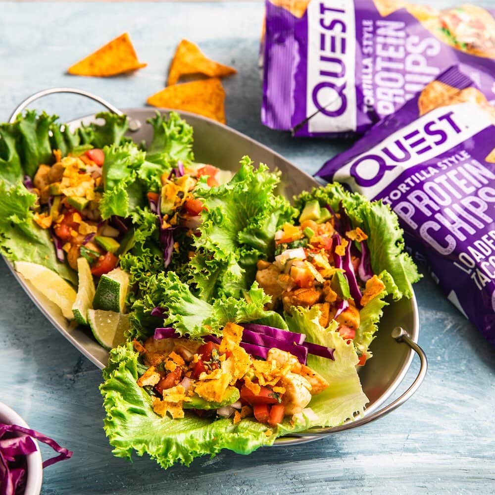 questnutritionさんのインスタグラム写真 - (questnutritionInstagram)「🌮🥬 Loaded Taco Lettuce Wraps 🥬 🌮 • 👉 FULL RECIPE LINK IN BIO (swipe left to 2nd card) 👈 • Per serving: 15g protein, 11g carbs, 16g fat (5g net carbs) #OnaQuest #Questify」8月10日 3時00分 - questnutrition