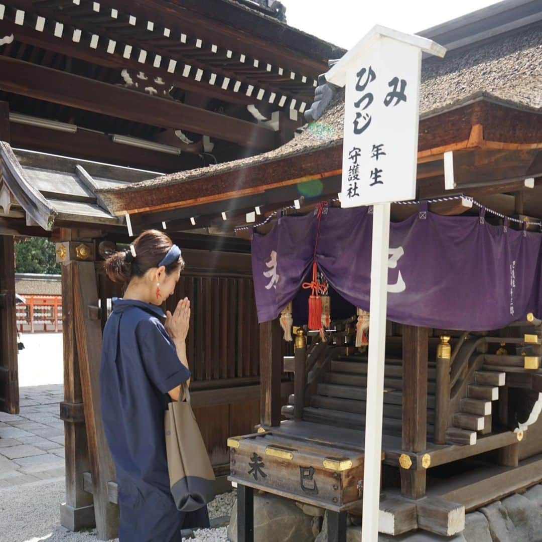 木本泉さんのインスタグラム写真 - (木本泉Instagram)「-﻿ 干支の前でお参り🙏﻿ ﻿ 暑かった、、、💦💦💦﻿ ﻿ #下鴨神社#神社#干支#京都神社#神社」8月9日 18時51分 - izumikimoto