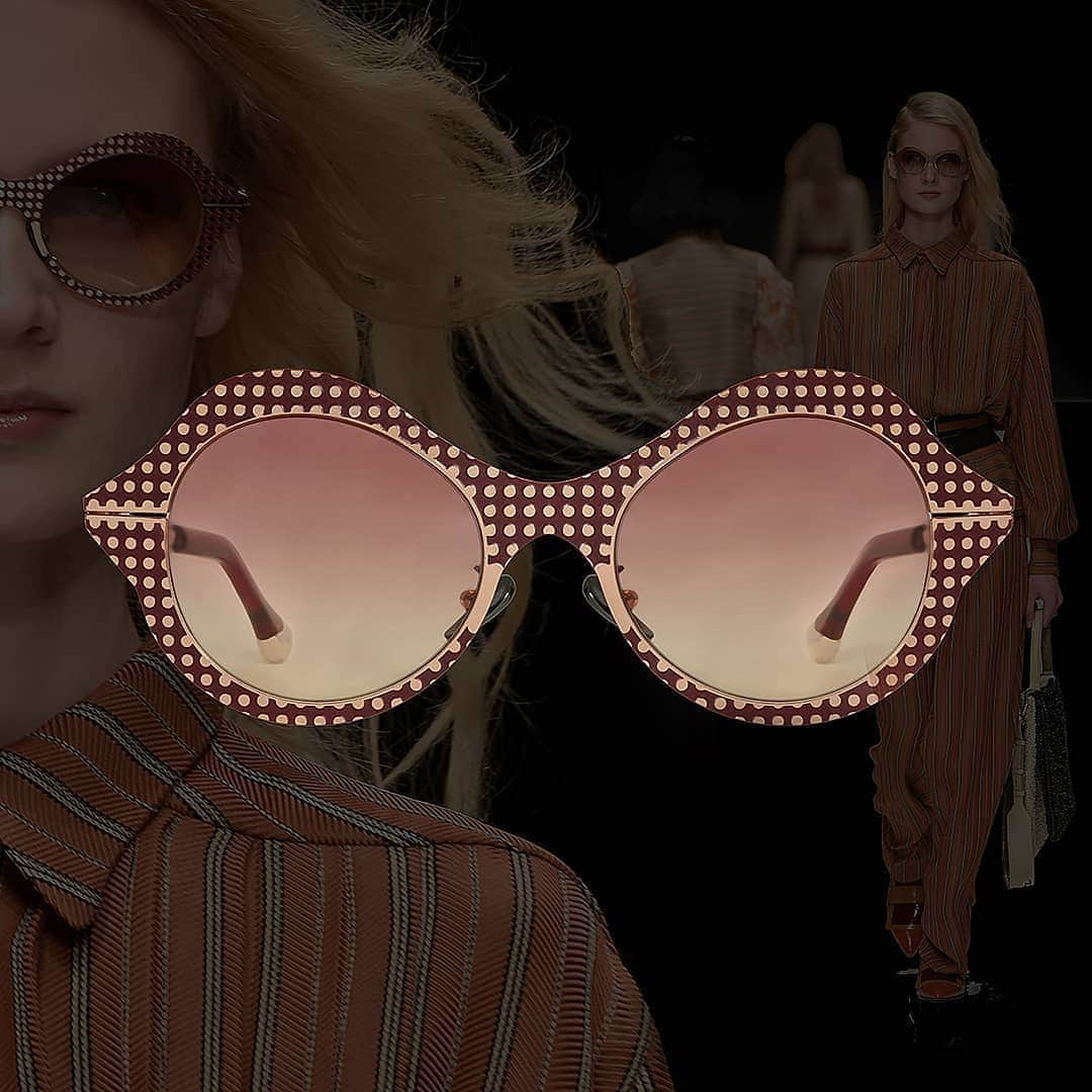 ANTEPRIMAさんのインスタグラム写真 - (ANTEPRIMAInstagram)「Statement pair rocks both on and off runway. Exquisitely crafted in characteristic lens shape with decorative dagger, get summer ready for its distinctive silhouette and vibrant palette!  @pugnaleeyewear #anteprima #FW19 #sunglasses #sunglassesfashion #optical #frames #eyewear #shades #sunny #sunnyday #sunnydays #sun #sunshine #summer #summerlook #sunnies #fashion #style #photo #ootd #luxury #italian #instafashion #fashiondesign #fallwinter2019 #アンテプリマ #サングラス #패션 #선글라스」8月9日 20時25分 - anteprimaofficial