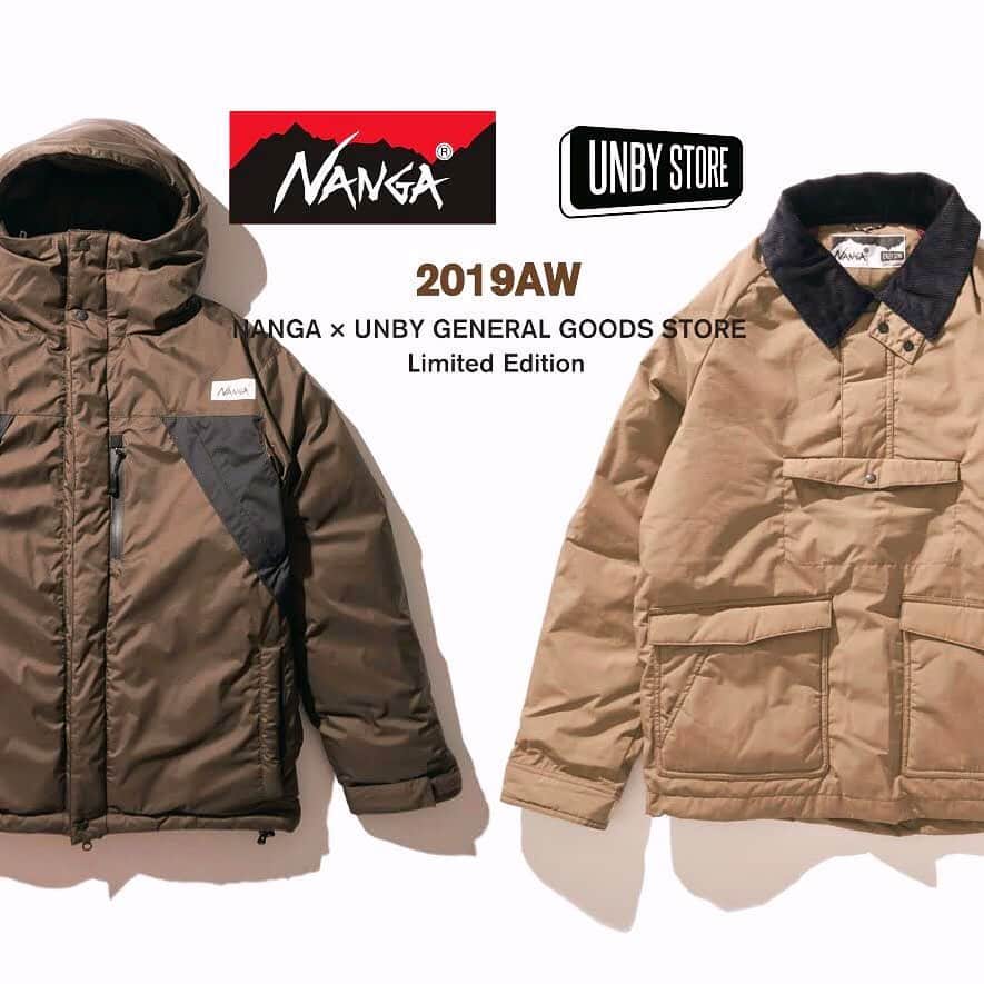 のインスタグラム：「📢NANGA×UNBY GENERAL GOODS STOREコラボダウンご予約開始のお知らせ📢 .  去年は大人気で、スタッフが買えなかった（なんと本当に、UNBYメンバー誰も持っていません...）滋賀のダウンメーカー ”NANGA”と"アンバイジェネラルグッズストア”の全く新しい型のコラボレーションダウンが2型登場します。 UNBYストアでは前受注をさせていただきます。特典としてオリジナルノベルティポーチがつきます。みなみなさま、ぜひお試しにきてくださいませ。 . 受注期間：8/9(金)-9/5(木) 特典：特製ノベルティポーチ（限定数量。先着順、終了次第無くなります。） 受注場所：UNBY GENERAL GOODS STORE各店　UNBYオンラインストア . . . @nanga_official #unby #コラボダウン #unbygeneralgoodsstore  #nanga#madeinjapan #sleepingbag#gear #downjacket#fashion #camp#outdoorlife #outdoor#outdoors #ナンガ#日本製#寝袋 #ダウンジャケット#ギア #キャンプ#ファッション #アウトドアライフ #アウトドア」