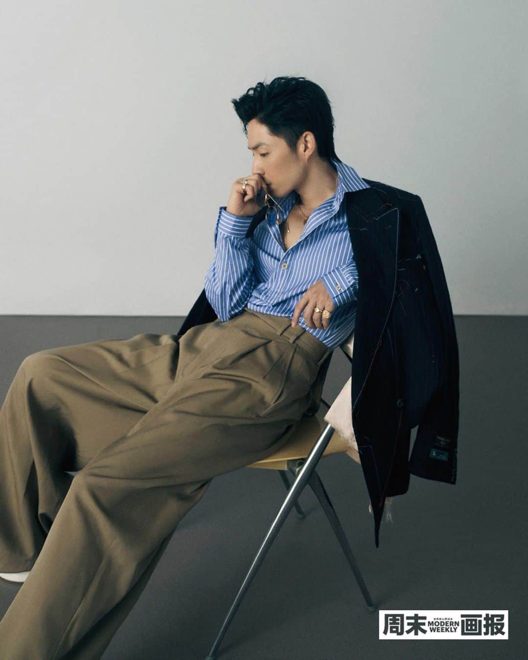 呉建豪のインスタグラム：「-周末畫報- Thankz for the Cover Modern Weekly～✨」