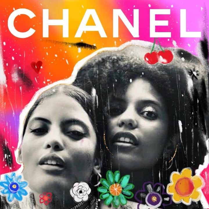 のインスタグラム：「Ibeyi’s new tracks are now playing on their playlist for #CHANEL. @ibeyi2 #Ibeyi #TheSoundofCHANEL #CHANELHolidays」