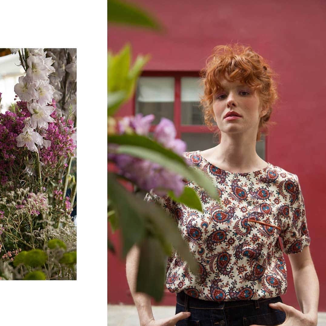 ベンシモンのインスタグラム：「J-6: Des imprimés exclusifs, une allure bohème... Restez connectés notre nouvelle collection capsule pensée pour préparer votre été indien arrive! 😉 🇬🇧 D-6: Exclusive prints, a bohemian look... Stay tuned our new capsule collection is coming! #summer #Bohème #collectioncapsule #Bensimon」
