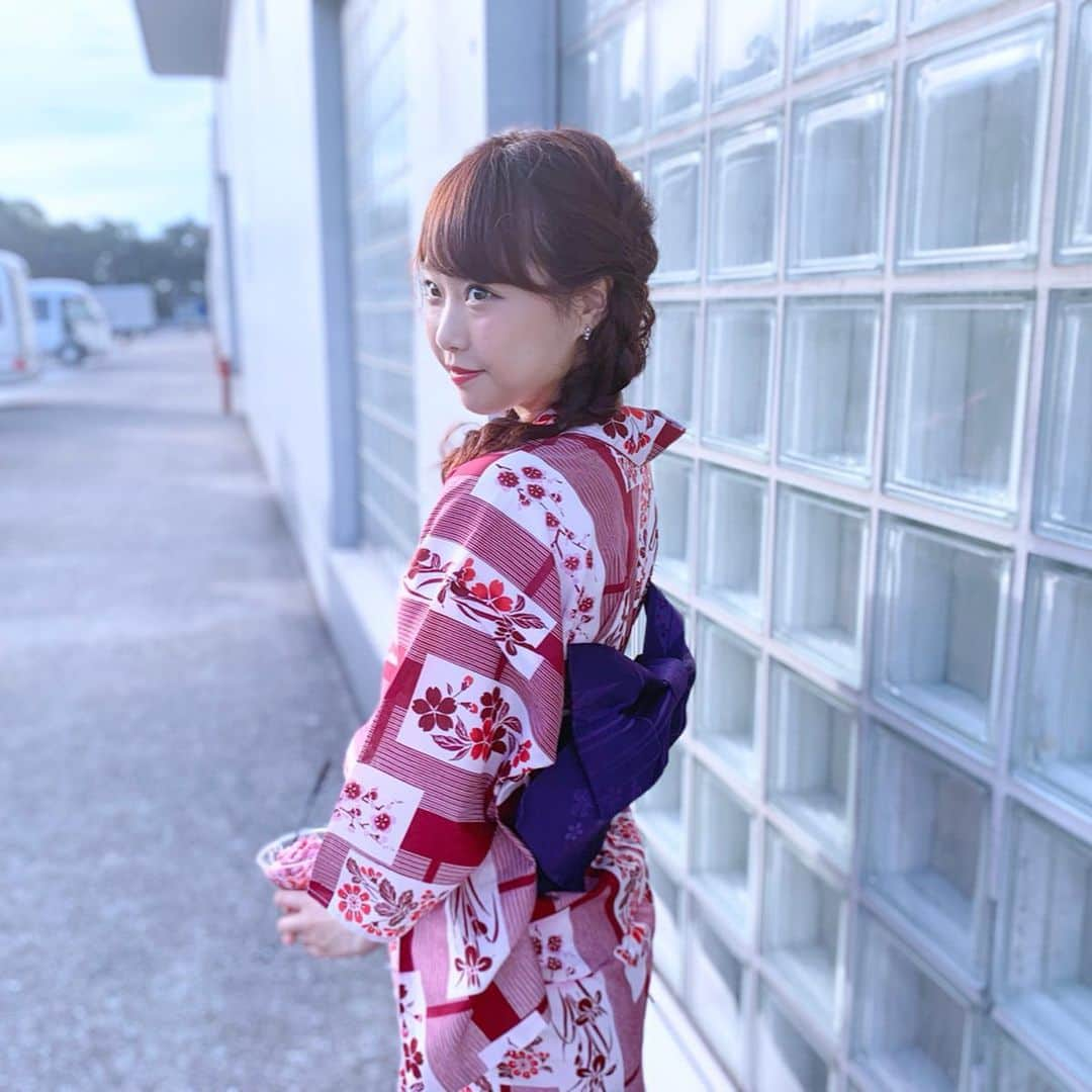 加藤夕夏さんのインスタグラム写真 - (加藤夕夏Instagram)「﻿ ﻿ AKB48浴衣祭り👘🏮♪﻿ ﻿ 22歳になって初の個別握手会でした！﻿ ﻿ 会いに来て下さった皆さん﻿ ありがとうございました♡﻿ ﻿ 会えて嬉しかったし楽しかったです🥰﻿ ﻿ ﻿ ﻿ この浴衣、柄も色もかわいいなあ﻿ レトロな柄も深い色も好き！﻿ ﻿ ﻿ #握手会﻿ #AKB48 #NMB48﻿ #浴衣﻿ #ポートレート #いちご氷 #👘 #🍓 ﻿」8月9日 23時00分 - uuka_nmb