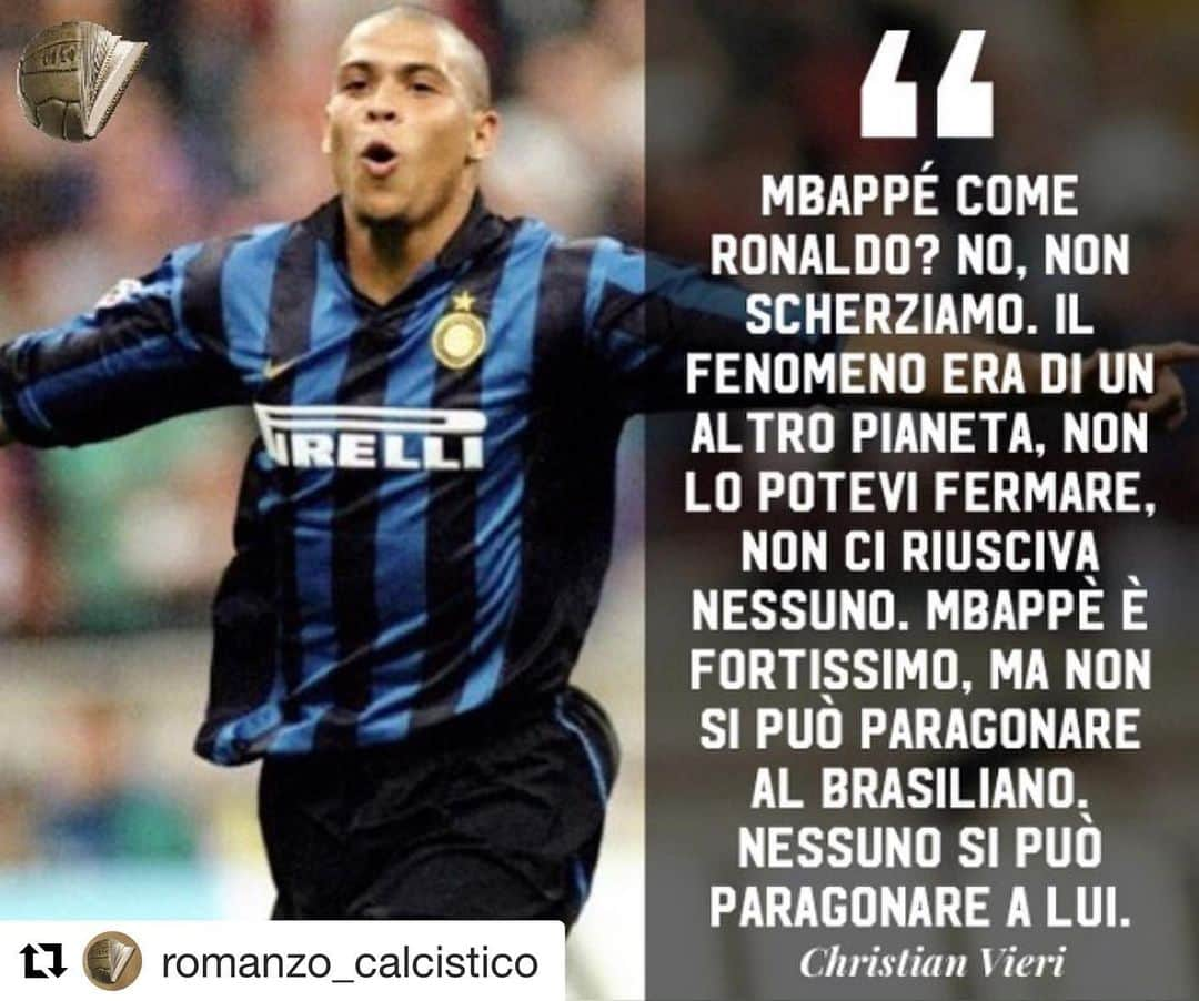 マルコ・マテラッツィさんのインスタグラム写真 - (マルコ・マテラッツィInstagram)「SIMPLY THE BEST @ronaldo 🖤💙」8月9日 23時13分 - marcomaterazzi