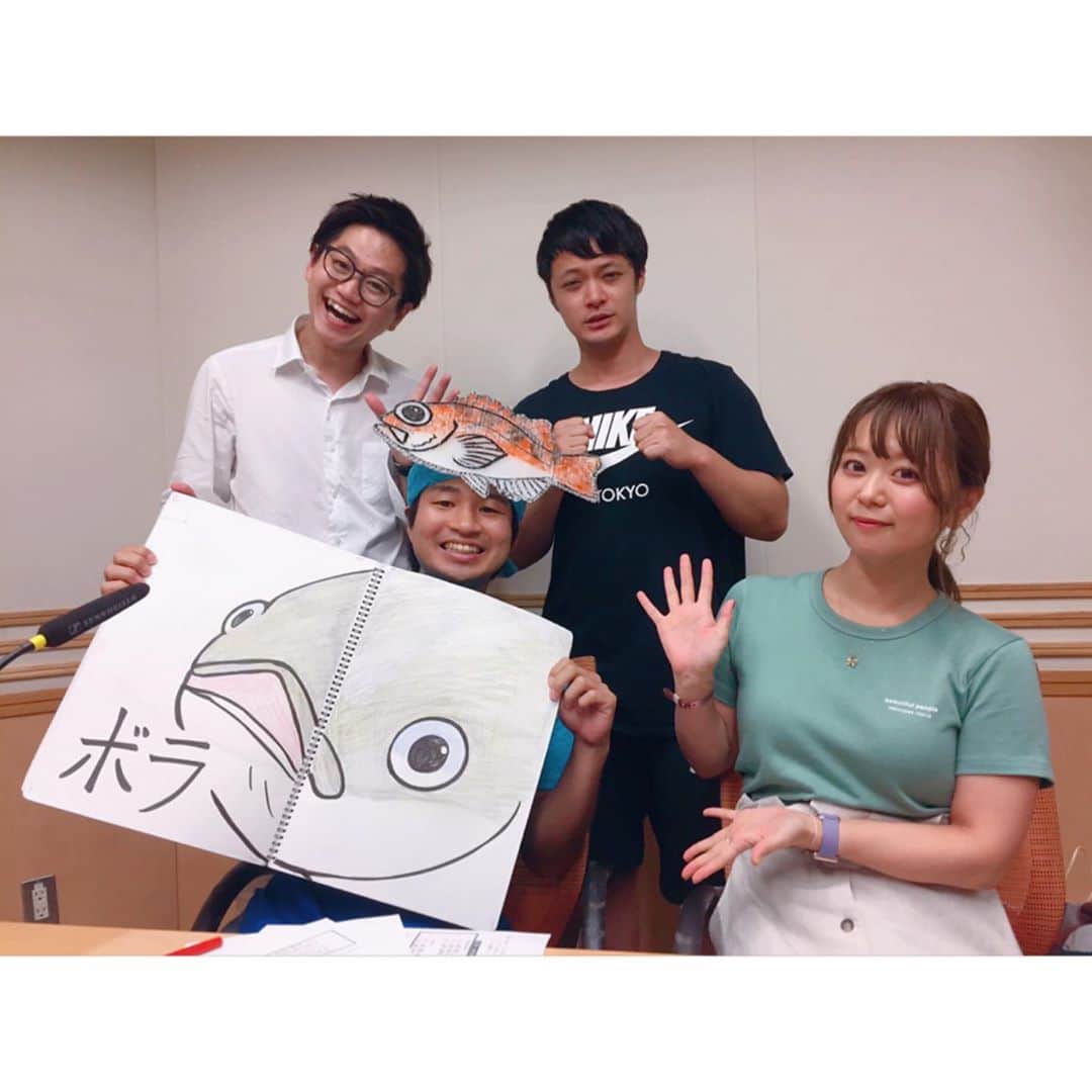 井口裕香さんのインスタグラム写真 - (井口裕香Instagram)「🐟 2019年8月9日(金)【RADIO Uno Zero】 本日は「さかな芸人ハットリ プレゼンツ！１番〇〇な魚教えます！」 さかな芸人のハットリさんをお迎えして、お届け致しました！ お魚の知識はウノになったし、お寿司が食べたくなる回でした🤤 ハットリさん、お魚に関する様々な知識と情報をありがとうございました〜🍣🐟🐠🐡🌊 . 東京声優アカデミーチャレンジ。 ８月の担当は、声優養成科２年の清水翔子さんと津久井愛華さん😊✨ 「山の日直前！感謝の気持ちをヤッホー！チャレンジ！」をしていただきましたよ〜‼️🗣🗯🏔 . . さあて💁🏻‍♀️ 次回のウノゼーロは、、、 後日改めてお知らせ致します📢 何特集かな？ そして東京ホテイソンコーナーはどうなるのかな？？ 来週もどうぞ、おたのしみに🤗 メールは uno@joqr.net まで ✩°｡ #UnoZero #joqr #文化放送 #東京声優アカデミー #東京ホテイソン #東京ホテイソンたける くん #東京ホテイソンショーゴ くん #radio #radiko  #periscope #ペリスコープ #さかな芸人ハットリ さん」8月10日 0時14分 - ooo31_iguchiyuka_31ooo