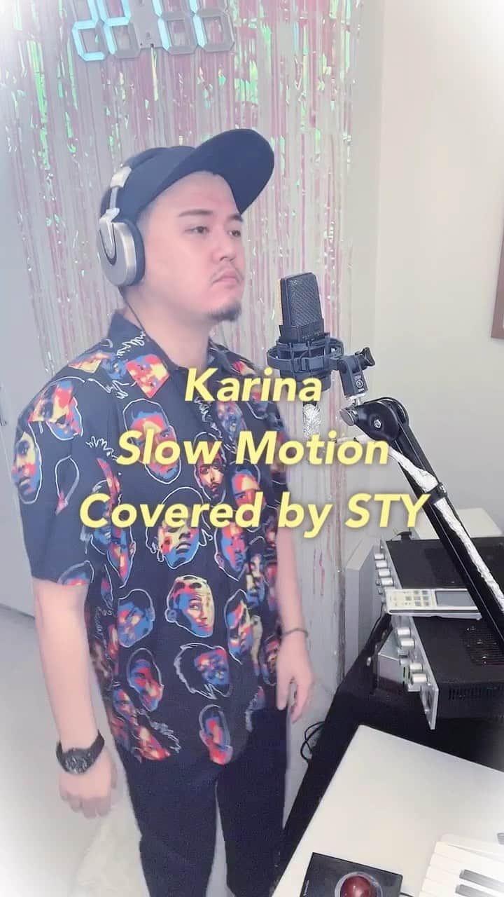 STYのインスタグラム：「#cover #mesinging #Karina #KarinaSlowMotion #Rnb #Rnbcover #AcousticCover #カバー #coversong #singer #instacover #instagramsinger #acousticcover #vocal #sing2music @karinapasian . この歌むずすぎる件、でも大好きな曲！」