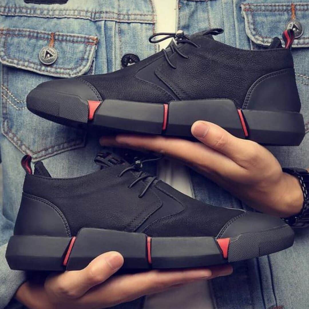 STYLE4GUYSのインスタグラム：「🔴Men's Leather Sneakers by @Rinmak.clothes 🔵Price: $69 💵 👉Follow @Rinmak.clothes 🔥 @Rinmak.clothes _____________________________________ 🔥Special OFFER 🔔7 Hours ONLY ❗ 🔥GET 17% OFF Your Purchase with Code: ST17 ➕ FREE WORLDWIDE SHIPPING✈ 🔴LIMITED TIME 🏃HURRY, BEFORE IT IS GONE❗ _____________________________________ 💳 Payment method PayPal/Credit Cards ➡Collection > Shoes ___________________________________ 👉WWW.RINMAKSTYLE.COM (link in bio) ☝ ____________________________________ 🌎FREE WORLDWIDE SHIPPING TODAY✈ ____________________________________ 👉@Rinmak.clothes 👉@Rinmak.clothes 👉@Rinmak.clothes」
