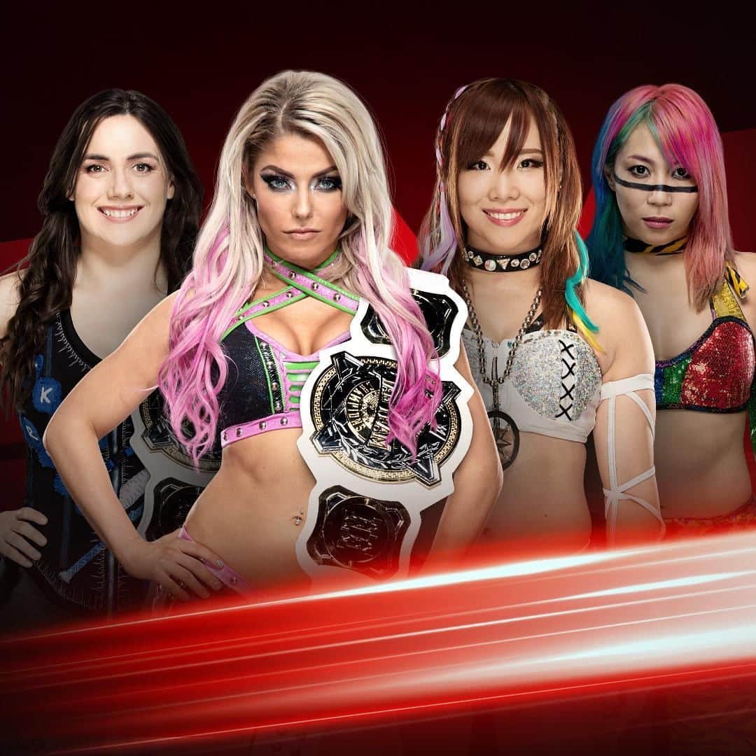 WWEさんのインスタグラム写真 - (WWEInstagram)「This Monday on #RAW, @wwe_asuka and @kairisane_wwe will challenge @alexa_bliss_wwe_ and @nikkicrosswwe for the @wwe Women's #TagTeamTitles!」8月10日 5時00分 - wwe
