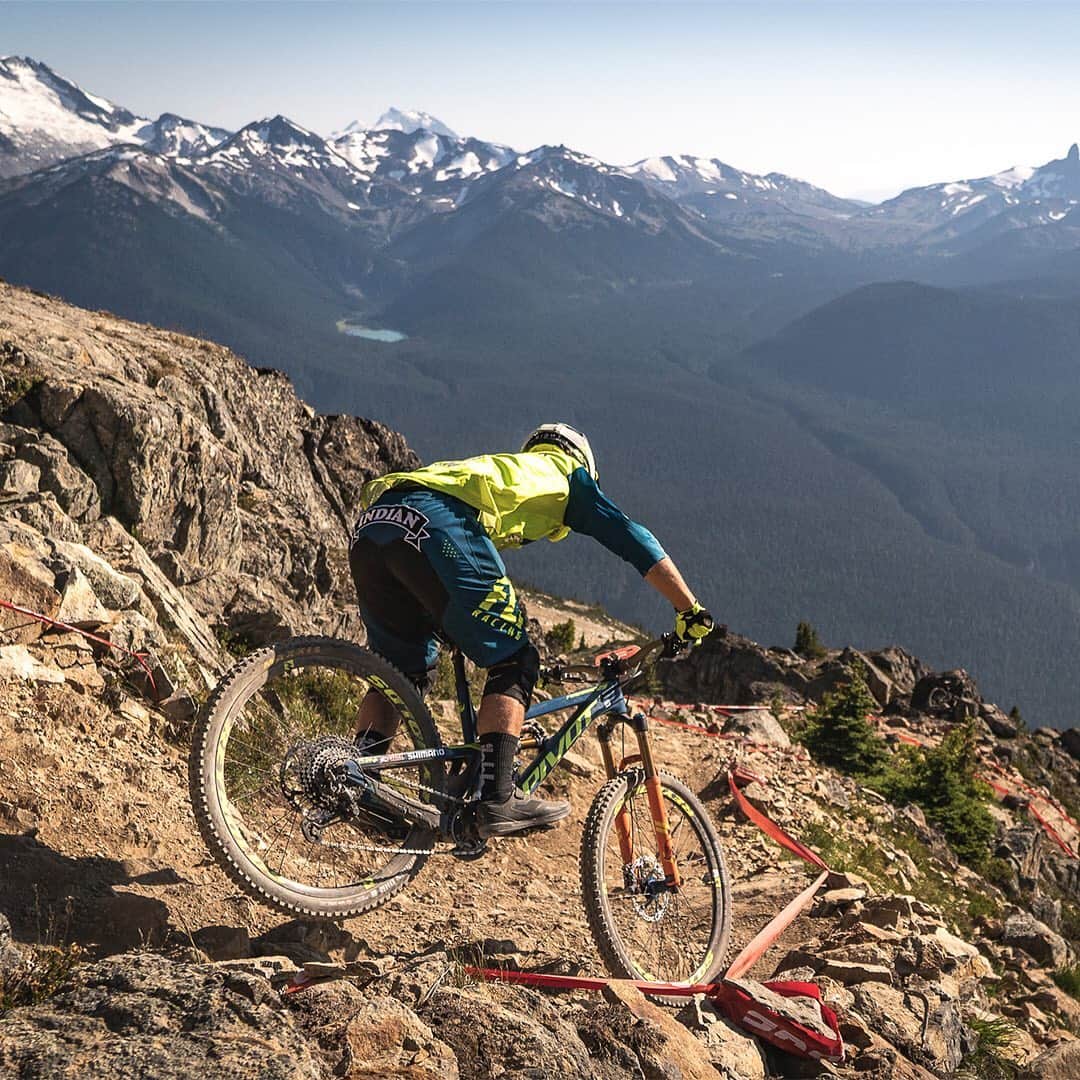 Shimanoさんのインスタグラム写真 - (ShimanoInstagram)「For the first time in over 6 years at Whistler, the @world_enduro will take place over 2 days. Starting with the longest stage of the EWS this season, Whistler will kick off tomorrow at the Top Of The World trail which is roughly 4 miles and drops approximately 2,434 ft in elevation. Whistler has always been considered one of the toughest stops on the EWS and this year is proving to be no exception. #shimanomtb #ews」8月10日 6時03分 - rideshimano