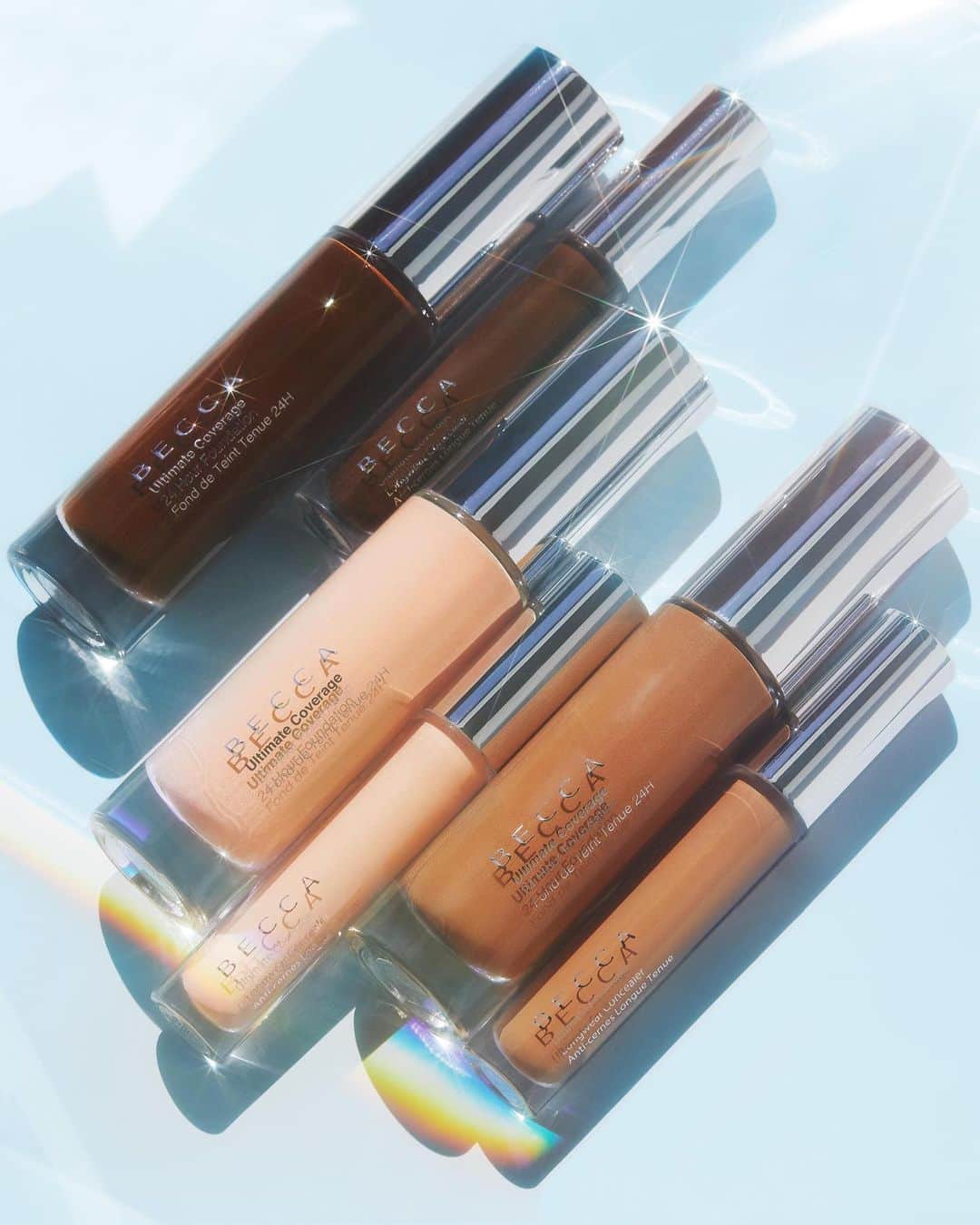BECCAさんのインスタグラム写真 - (BECCAInstagram)「When your favorite foundation has a sidekick 🤗 Shop dynamic duo Ultimate Coverage 24 Hour Foundation + Longwear Concealer 👏🏽👏🏻👏🏿👏🏼 #BeSeenWithBECCA @sephora @sephoracanada」8月10日 6時53分 - beccacosmetics