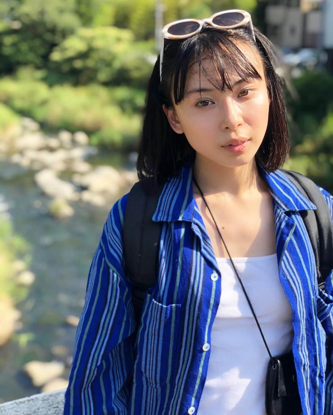 のインスタグラム：「#最高図鑑 また増えた🦋 昨日は、朝から晩まで幸せだったぁ🦐 夏の思い出作りまくりましょう🦑  #me #gosaki #hakone #箱根」