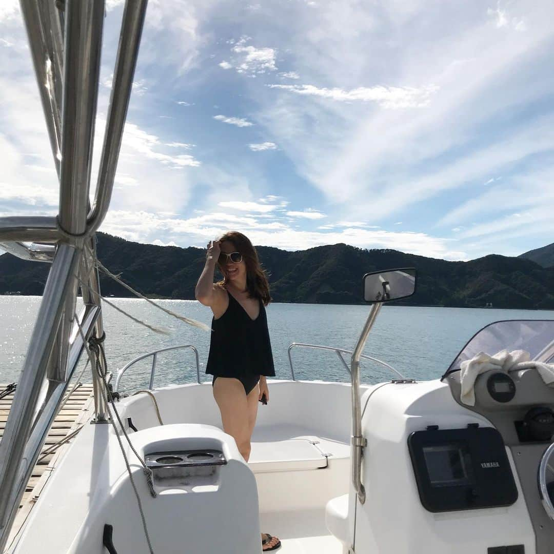 増山敬子さんのインスタグラム写真 - (増山敬子Instagram)「太陽の日差しで、 海がキラキラしてて 綺麗でした✨✨」8月10日 7時37分 - keikomasuyama