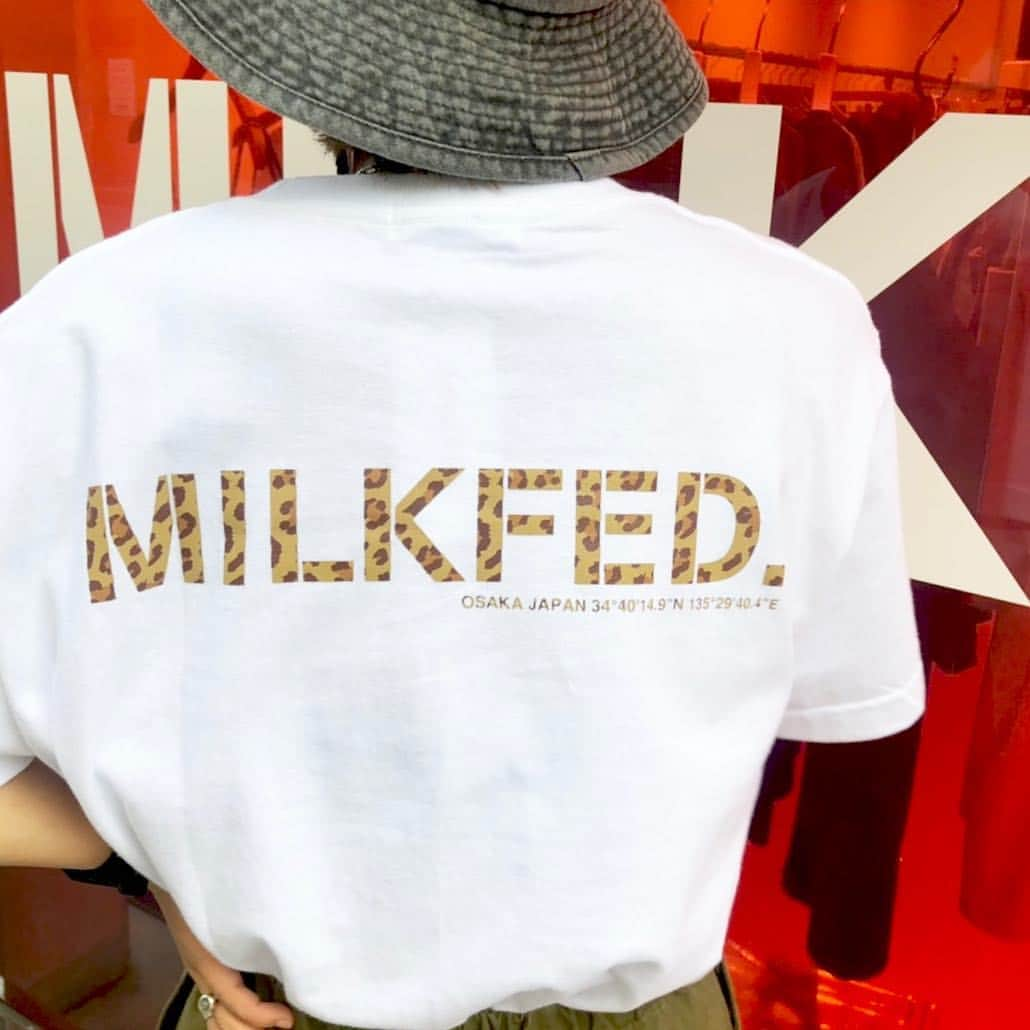 MILKFED.さんのインスタグラム写真 - (MILKFED.Instagram)「店舗限定❤️発売中﻿ →→スワイプ→→ ﻿ ﻿ 店舗限定 Tシャツのご紹介です！ ﻿ それぞれの店舗でしか買えないカラーは﻿ お土産としてもおすすめ♡﻿ 全店分集めたくなるラインアップです﻿ ﻿ SS TEE ¥3,000+TAX﻿ ﻿ 🐆ヒョウ柄は南堀江店﻿ 💛チェック柄は名古屋店﻿ ☝🏻ベージュは新宿店﻿ ﻿ 各店舗、お電話にて通信販売も行なっております。﻿ お気軽にお問い合わせ下さい。﻿ ﻿ ◾️MILKFED.新宿　03-5315-4678﻿ ◾️MILKFED.原宿　03-5414-1340﻿ ◾️MILKFED.札幌　011-209-5514﻿ ◾️MILKFED.名古屋　052-249-4545﻿ ◾️MILKFED.大阪　06-6136-5802﻿ ◾️MILKFED.福岡　092-791-4074﻿ ◾️MILKFED.那覇　098-860-1202﻿ 🌴🌴沖縄は那覇店での発売になります。﻿ ◾️MILKFED.南堀江 POP UP SHOP 06-7708-7530﻿ 🐆🐆南堀江店はヒョウ柄になります。﻿ ﻿ #milkfed #milkfedjp﻿ #ミルクフェド ﻿ #casualstyle ﻿ #ガーリーストリート」8月10日 8時39分 - milkfedjp