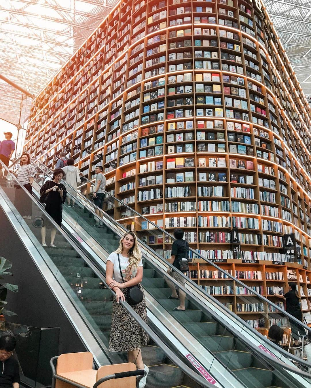 ニーナさんのインスタグラム写真 - (ニーナInstagram)「Olha que incrível essa biblioteca, me sentindo a Bela hahahaha 😱✨ me conta qual o seu livro favorito 👇🏻」8月10日 9時25分 - niinasecrets