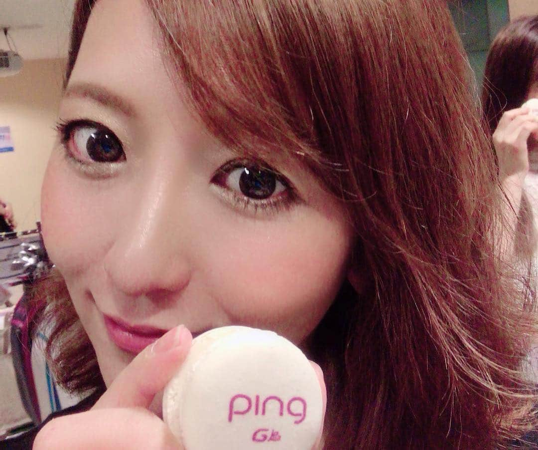 大河内美紗さんのインスタグラム写真 - (大河内美紗Instagram)「pingスイーツ可愛い❤️試打しながらも気づけば女子会♪ #ping女子 #Gle2 #ピン #ゴルフクラブ #ゴルフ女子 #グリッジ#gridge」7月17日 11時20分 - misa_okochi