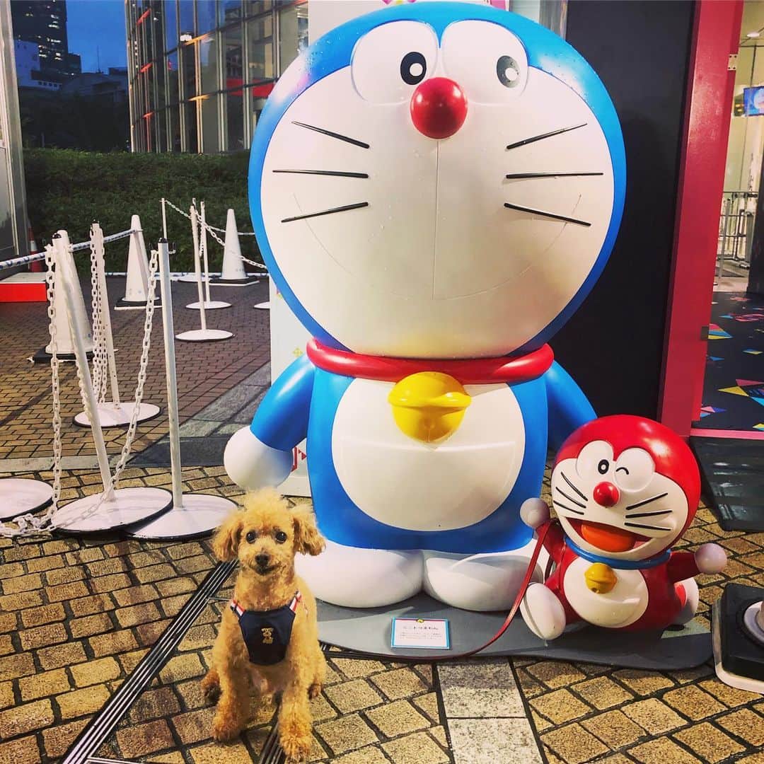 DJ JUICYのインスタグラム：「We are Friends💙 JUICYくんのご近所の友達😊  #ドラえもん#おともだち  #juicy#juicykun#friend#smile#love#cute」