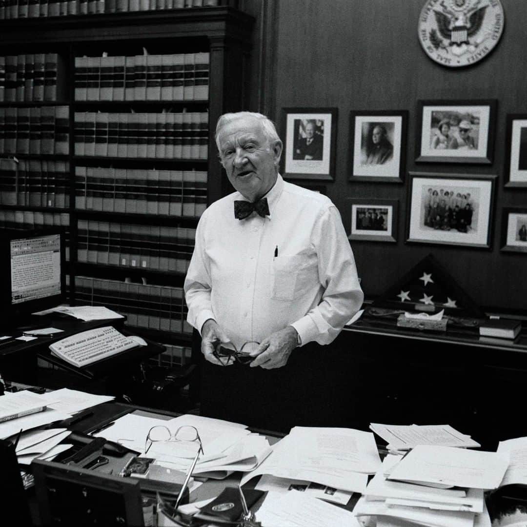 TIME Magazineさんのインスタグラム写真 - (TIME MagazineInstagram)「Former Supreme Court Justice John Paul Stevens, the third-longest serving justice in American #history, died on July 16. He was 99. Stevens, survived by two daughters, died peacefully at a hospital in Fort Lauderdale, Fla., after suffering a stroke a day earlier, the #SupremeCourt said in a statement. Stevens, who sat on the Court for 35 years, was nominated by President Gerald Ford in 1975, after the country was rocked by the Watergate scandal. He was known for being unfailingly courteous—to his clerks, his colleagues and to the lawyers who came before him. Over the course of his long career, Stevens, photographed in his chambers in 2002, would be influential in majority opinions and firm in his dissents, marked by a practical jurisprudence and an increasingly liberal sensibility. Read TIME's full obituary at the link in bio. Photograph by @davidhumekennerly—@gettyimages」7月17日 12時02分 - time