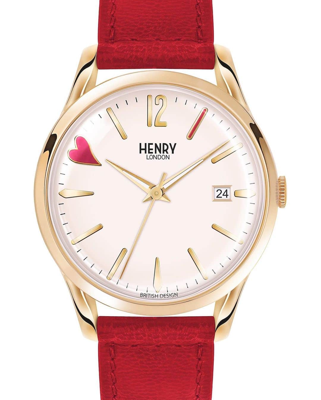 伊藤千晃さんのインスタグラム写真 - (伊藤千晃Instagram)「やっとできました〜😆🎉🎁 腕時計ブランド「ヘンリーロンドン」と コラボ腕時計を作っちゃいました！！ 1時と10時の位置に赤いポイントを入れて レザーベルトで落ち着いた雰囲気にしてみました❤️ ブラックベルトタイプはTiCTAC限定発売⌚️ 今回だけの特別なヘンリーロンドンをぜひ手に取ってみてくださいね✨  #ヘンリーロンドン  #henrylondon  #腕時計」7月17日 12時09分 - kikichiaki