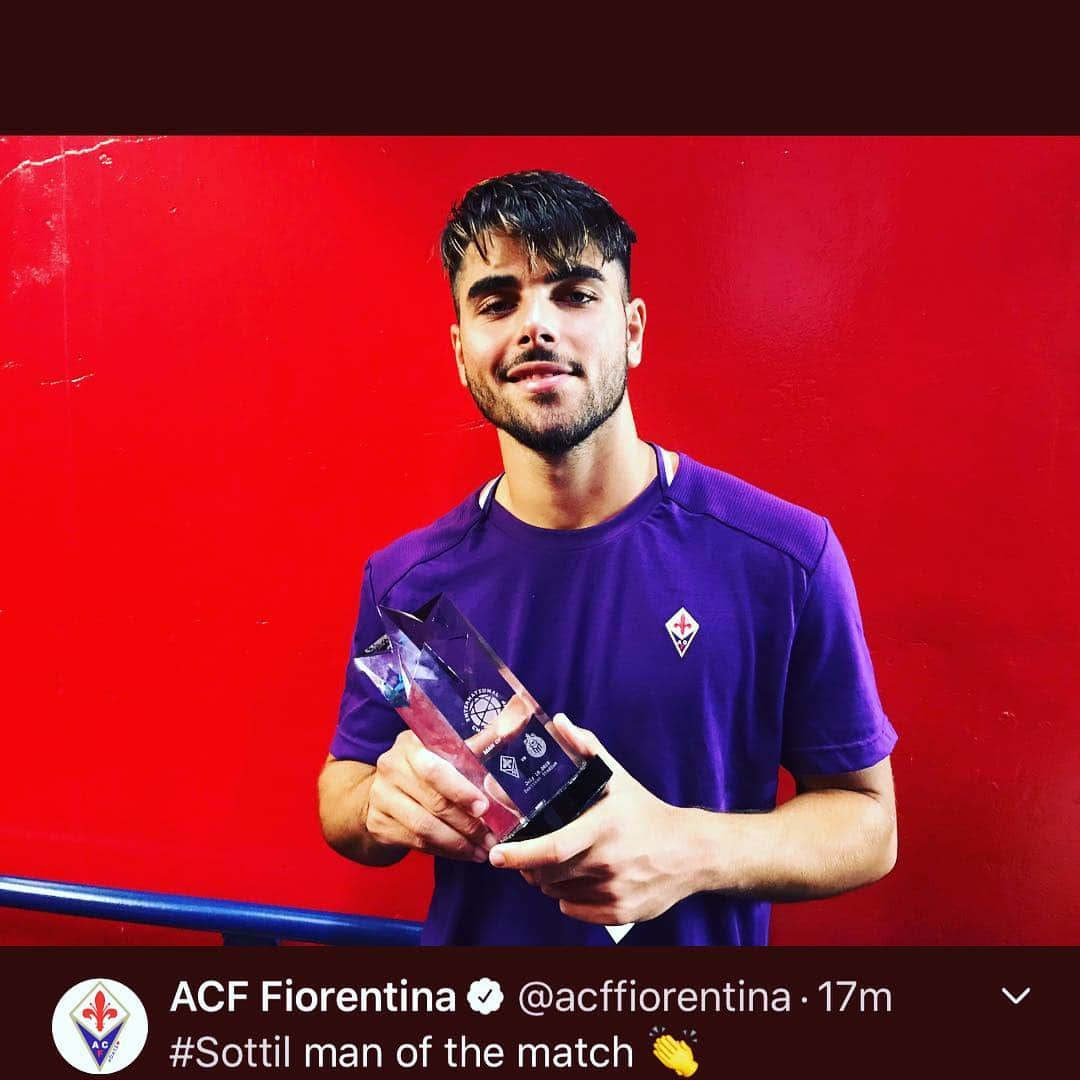 ACFフィオレンティーナさんのインスタグラム写真 - (ACFフィオレンティーナInstagram)「@riccardosottil  man of the match 👏 @intchampionscup」7月17日 13時41分 - acffiorentina