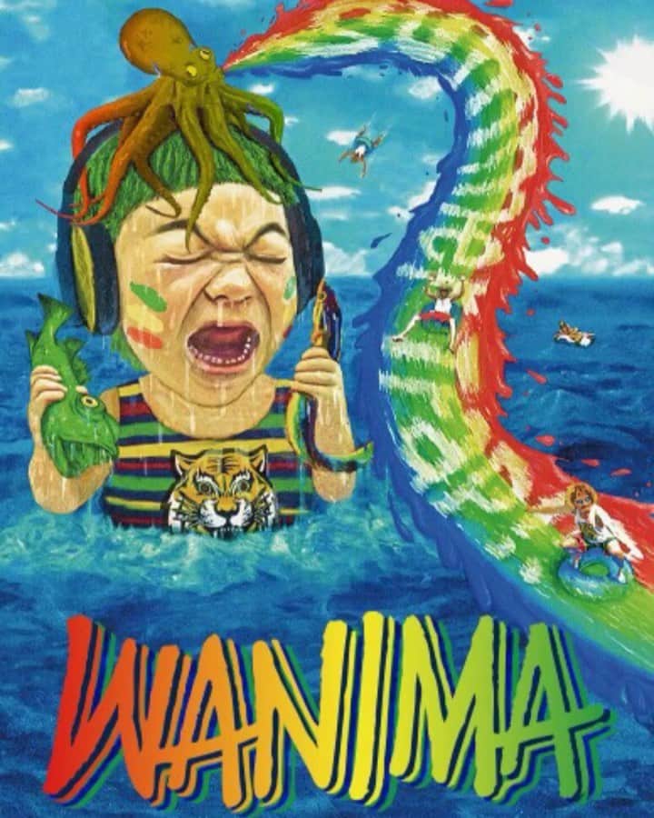 WANIMAのインスタグラム：「本日開催!!﻿ ﻿ WANIMA 5thシングル!!﻿ ﻿ 「Summer Trap!!」﻿ ﻿ https://wanima.net/summertrap/﻿ ﻿ #WANIMA﻿ #サマトラ﻿ #🐯」
