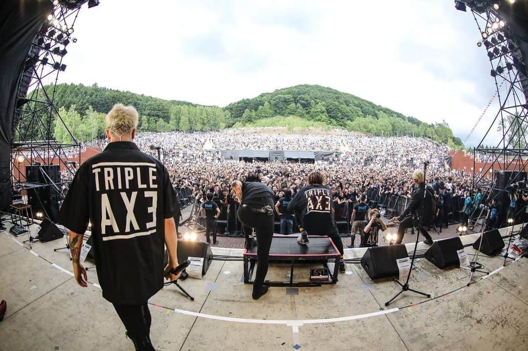 Masato さんのインスタグラム写真 - (Masato Instagram)「#tripleaxe  #joinalive Photos by @kouhey0622」7月17日 15時26分 - masato_coldrain