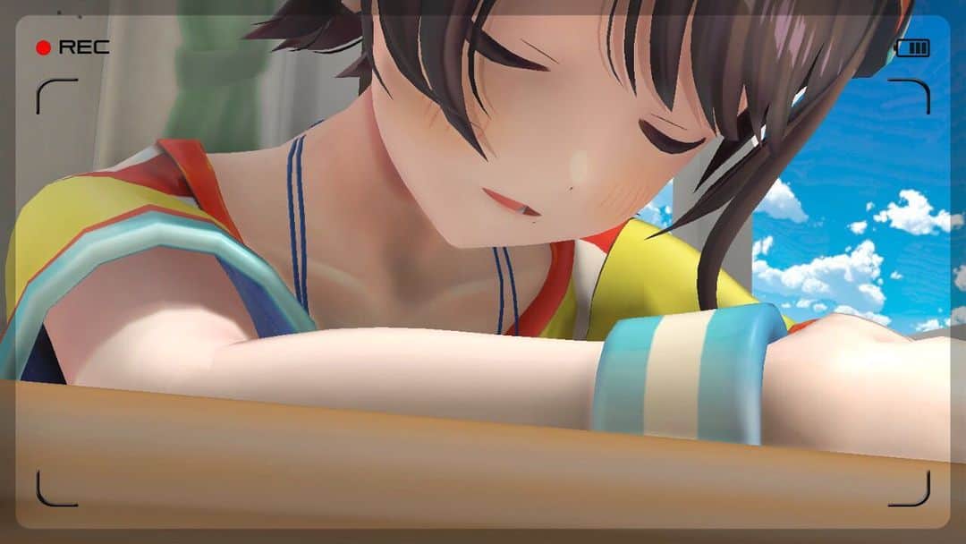 大空スバルのインスタグラム：「お昼ご飯のあとはめちゃくちゃ眠くなるのほうそく！ ---------------- I feel sleepy when I eat lunch!🍴( ¨̮ )💬 #virtualyoutuber  #3D  #anime #kawaii #MMD #virtual  #virtualphotography  #japanesegirl #animegirls」