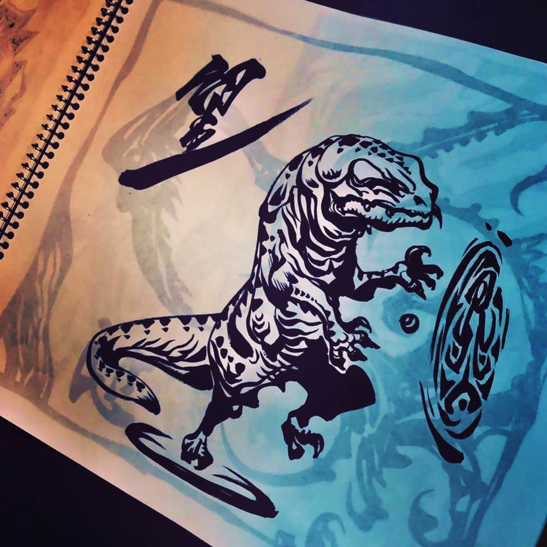 雨宮慶太さんのインスタグラム写真 - (雨宮慶太Instagram)「望みが叶う結界。強そうな、大きな、トゲトゲのある、ドラゴンになりたい。  #dragon #monster #dotart  #japan  #Asia  #doddle  #sketch #woman #fairy #creature #pencil #draw  #drawing #instagood #draw #art  #illust  #illustration #garo #keitaamemiya」7月17日 17時12分 - keitaamemiya