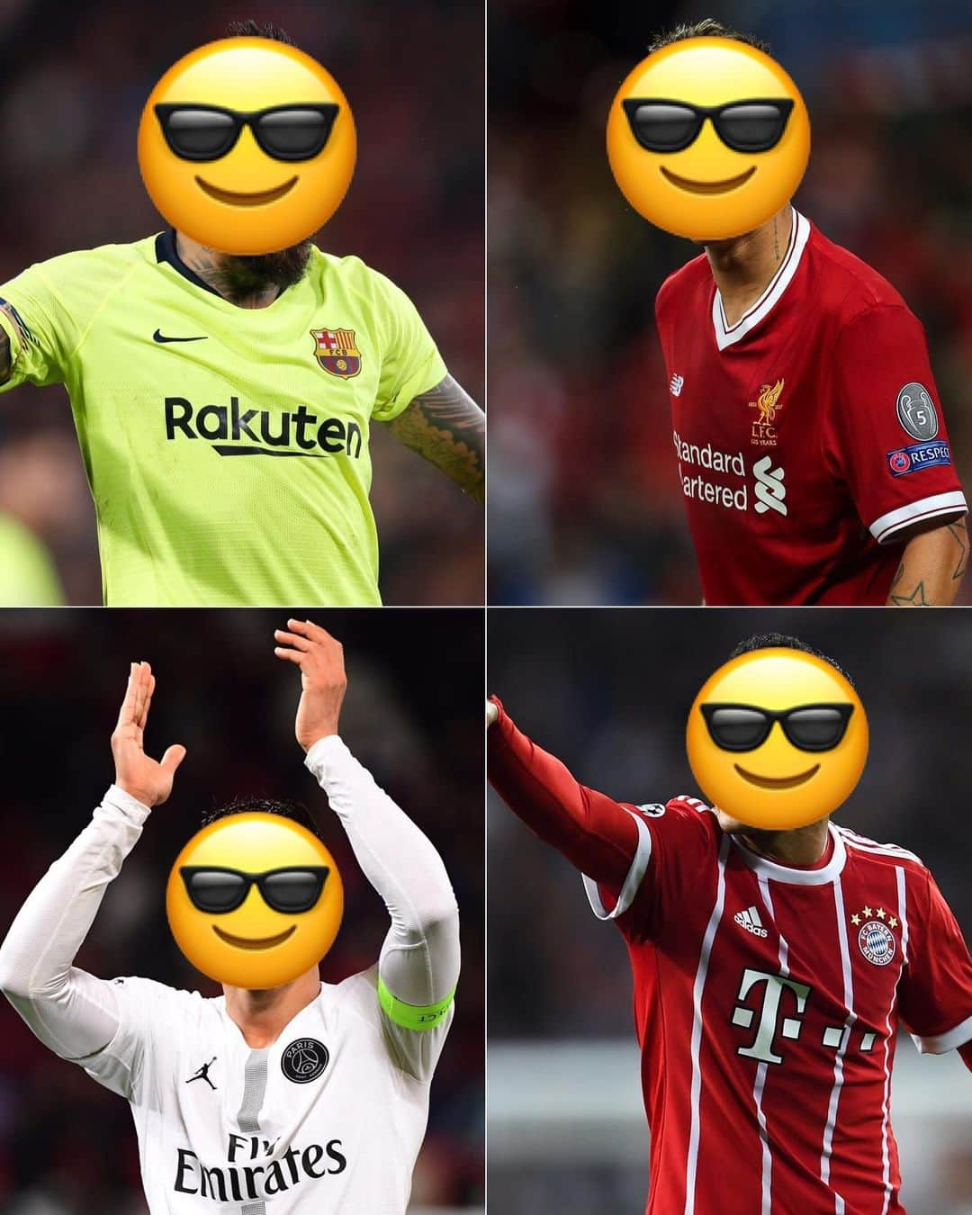 UEFAチャンピオンズリーグさんのインスタグラム写真 - (UEFAチャンピオンズリーグInstagram)「Who’s behind the 😎? #WorldEmojiDay」7月17日 17時22分 - championsleague