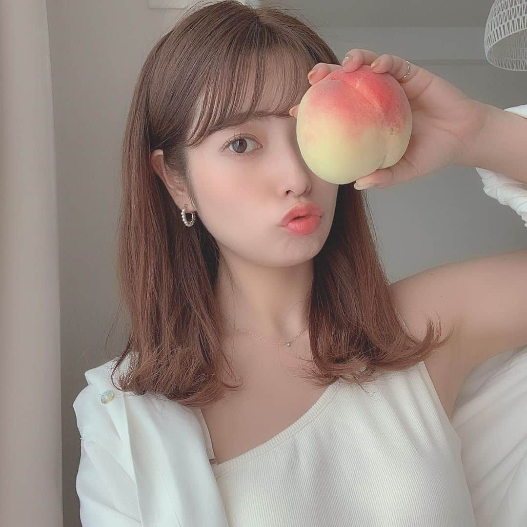 斉藤優里さんのインスタグラム写真 - (斉藤優里Instagram)「🍑🍑🍑﻿ ﻿ ﻿ ﻿ #斉藤優里 #ゆったん﻿ #たんたんたんゆったんたん( •ㅈ• )﻿ #桃 #peach」7月17日 17時44分 - yuuri_3ito