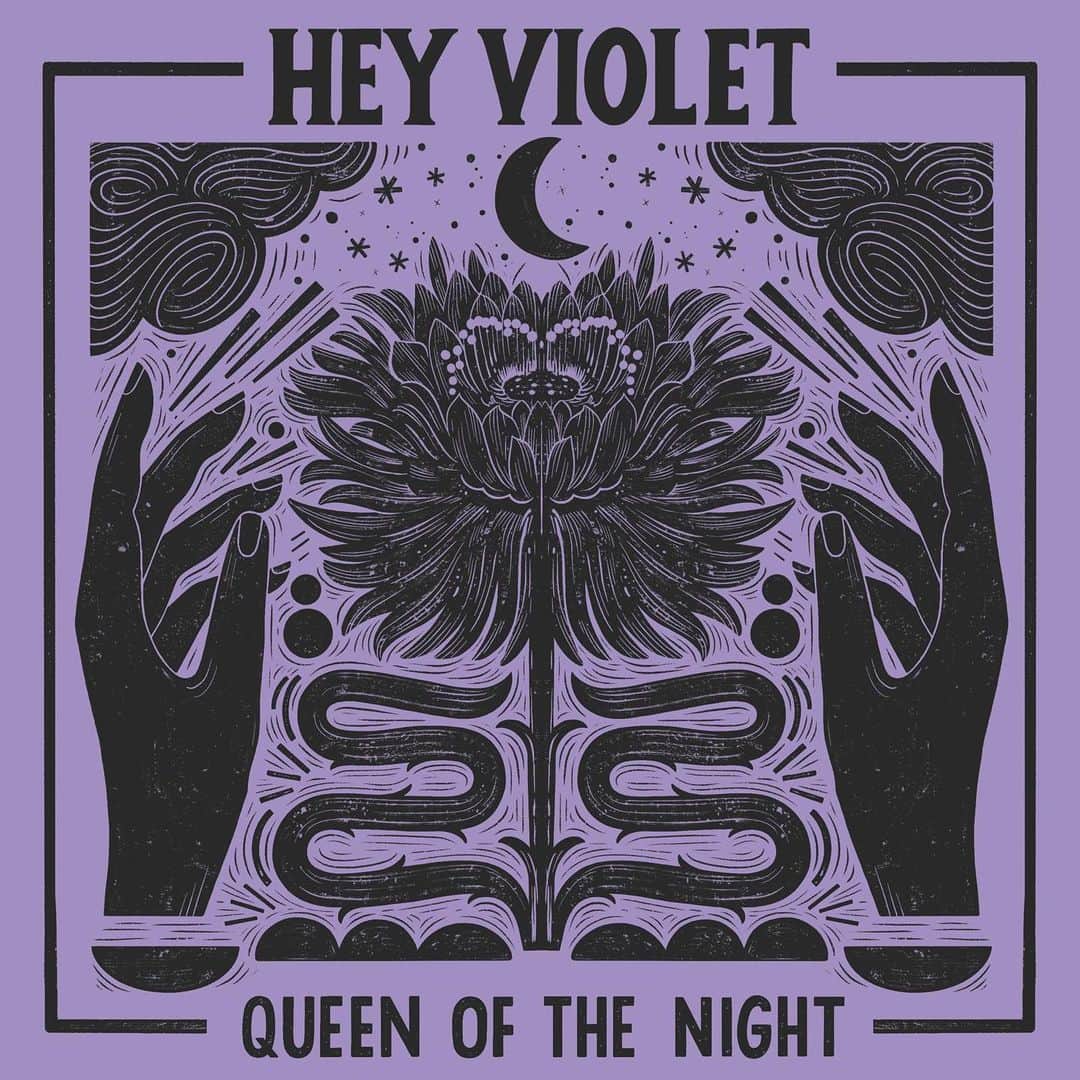 HEY VIOLETさんのインスタグラム写真 - (HEY VIOLETInstagram)「queen of the night. tomorrow. link in bio to presave. 👸🏻👸🏻👸🏻」7月18日 4時04分 - heyviolet