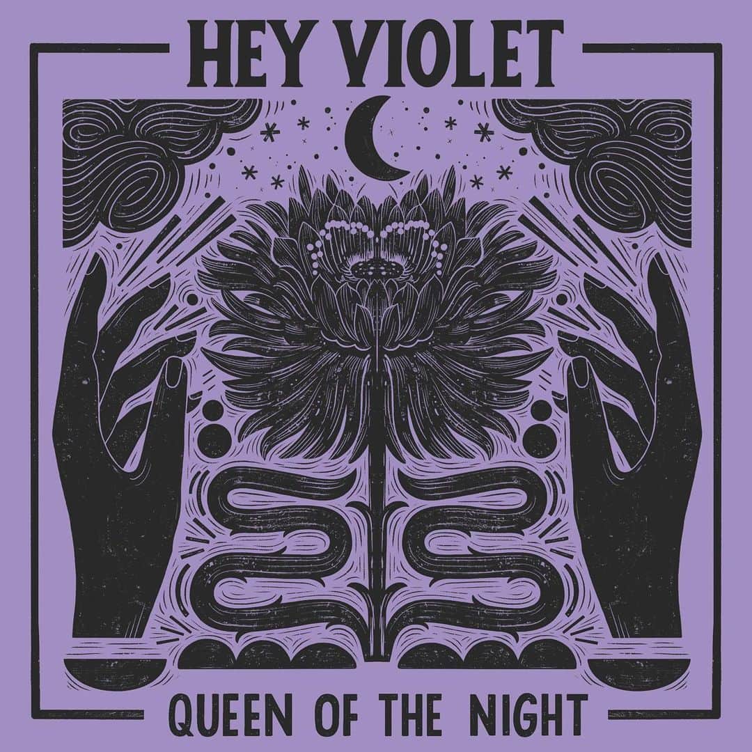 のインスタグラム：「queen of the night. tomorrow. link in bio to presave. 👸🏻👸🏻👸🏻」