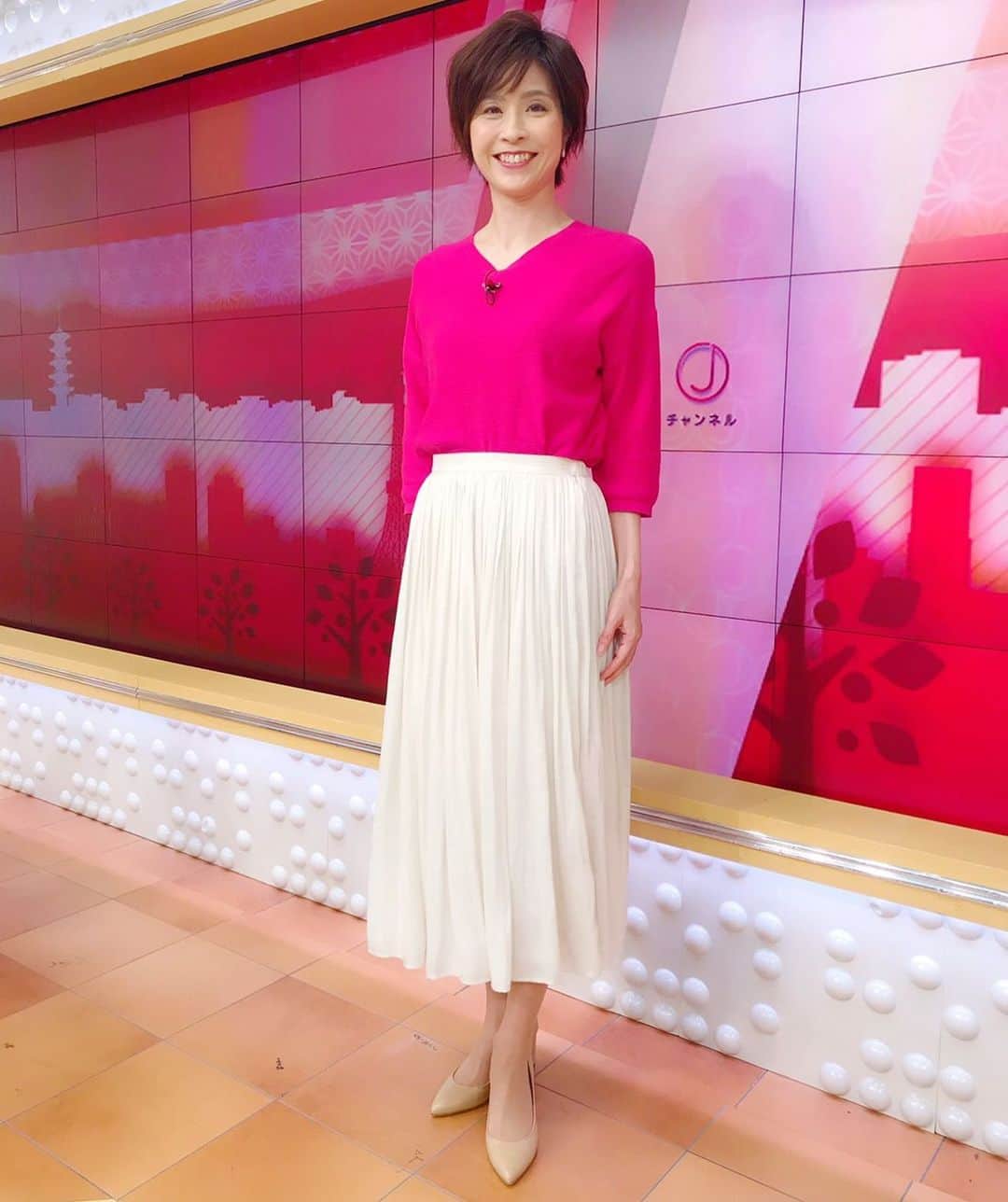 今村涼子さんのインスタグラム写真 - (今村涼子Instagram)「#衣装#TALBOTS #スーパーjチャンネル  #633天気#530天気」7月17日 20時12分 - ryoko.imamu