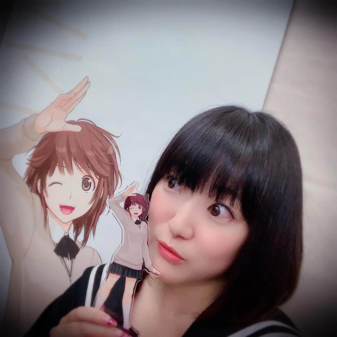 新谷良子のインスタグラム：「. ﾘﾎｺﾁｬﾝﾄｲｯｼｮ(*´ω｀*). . . #アマガミ #アマガミCS #ラジオ聴いてね #グッズかわいすぎヤバい」