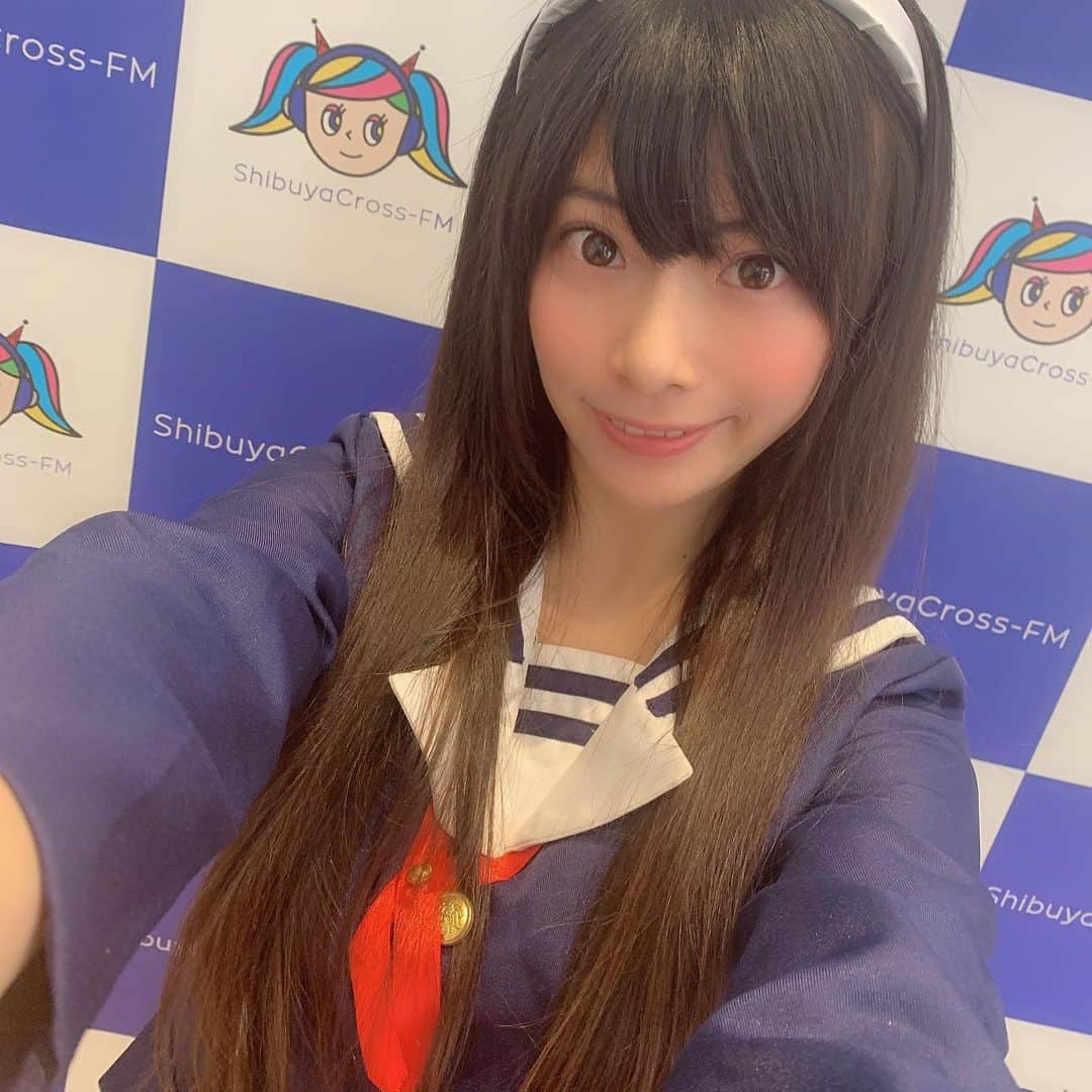 天津いちはさんのインスタグラム写真 - (天津いちはInstagram)「渋谷クロスFMさんでした📻 今日は冴えない彼女のの育て方の霞ヶ丘詩羽先輩のコスプレをしました🌸 今月はヨーロッパで3周目でしたが来月からはまた1周目のアシスタントパーソナリティをさせていただきます！ よろしくお願いします(*´˘`*)♥ #生搾り #渋谷クロスfm  #冴えない彼女の育てかた #冴えカノ #cosplay #コスプレ」7月17日 21時02分 - ichichiha