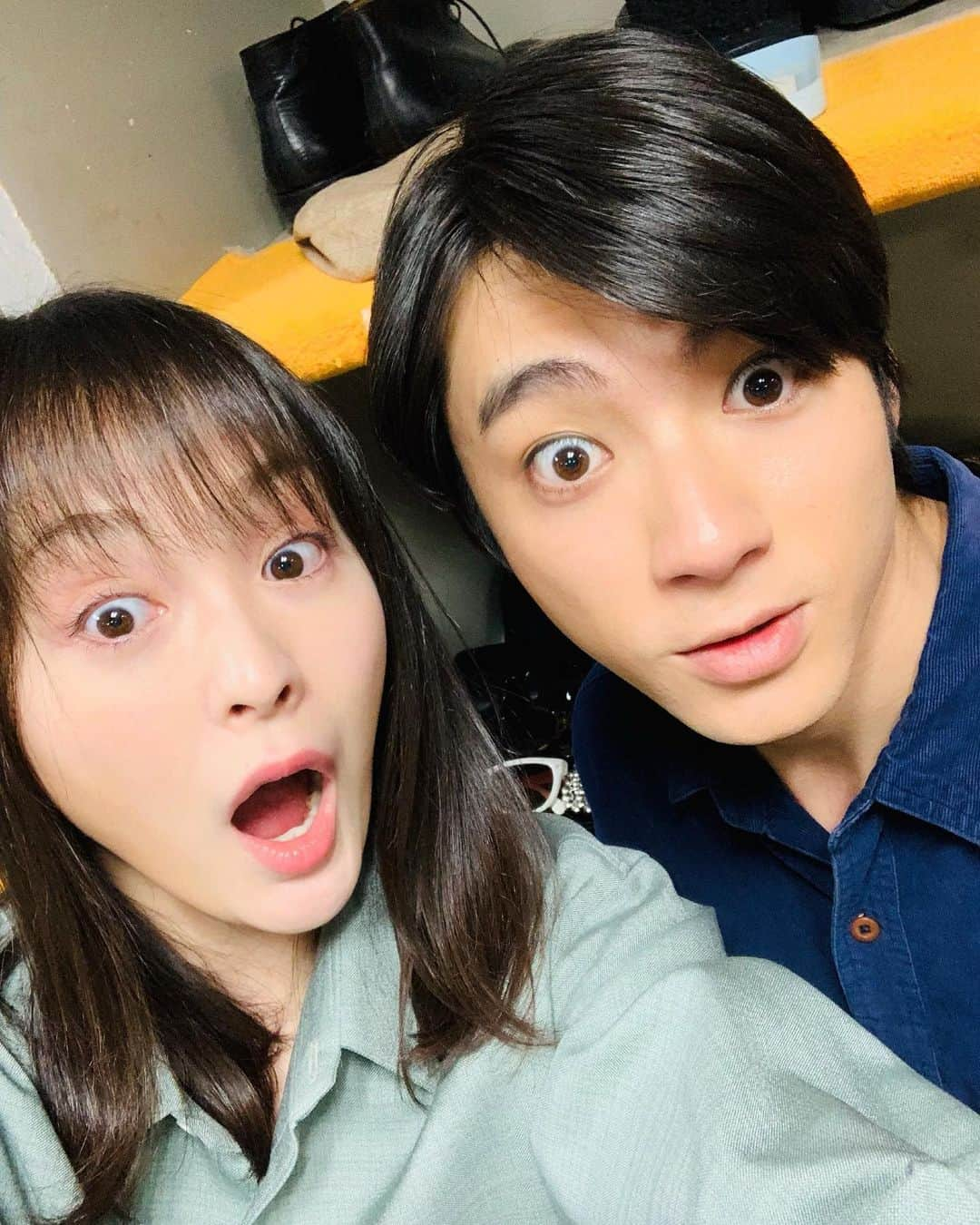 貫地谷しほりさんのインスタグラム写真 - (貫地谷しほりInstagram)「可愛すぎる 雪次郎とレミ子。 この日の撮影は癒されたなぁ。 #nhk #なつぞら #山田裕貴 #藤本沙紀」7月17日 21時27分 - shihori_kanjiya