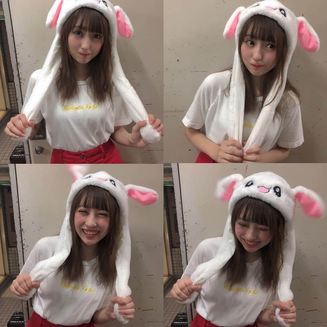 華山志歩さんのインスタグラム写真 - (華山志歩Instagram)「まさかこれをつける日がくるとは🐰」7月17日 21時27分 - shiho_hanayama_official