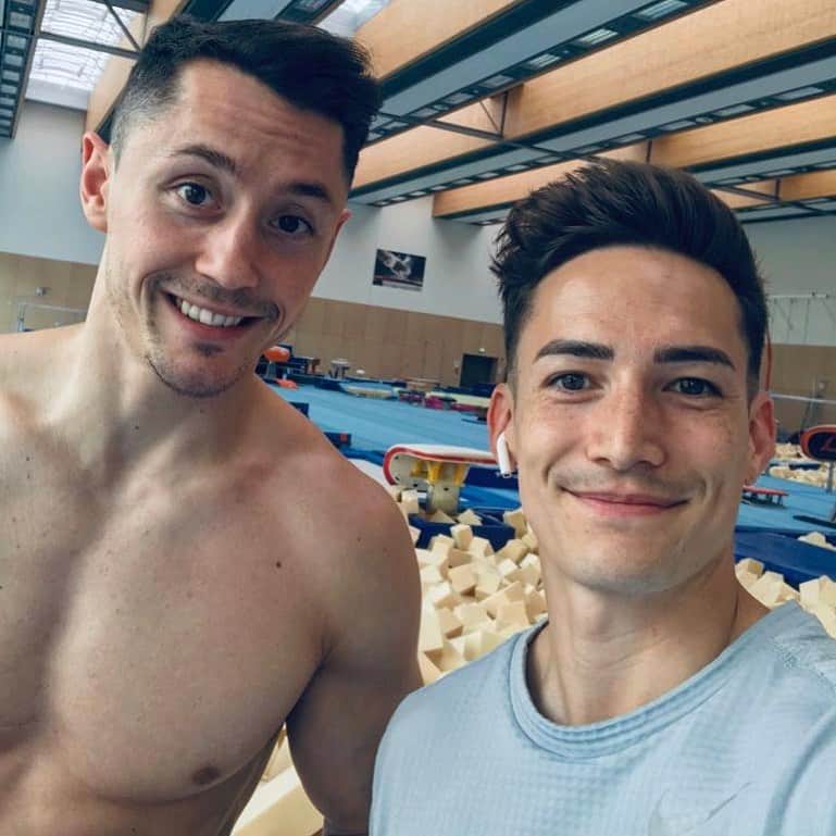 マゼル・ニューエンのインスタグラム：「Back to Kienbaum together with the national team✌🏼💪🏼🤸🏽‍♂️ #training #trainingcamp #nationalteam #friends #kienbaum #roadtostuttgart #stuttgart2019 #gymnastics #themarcelnguyen」