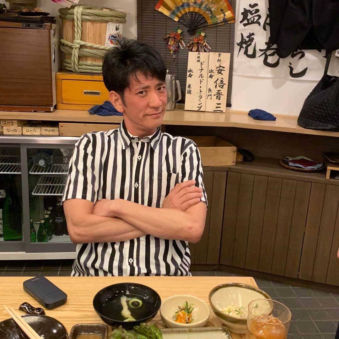 柴田英嗣のインスタグラム：「ようやく行けた  #安倍晋三 #ドナルド・トランプ #英嗣柴田 #ただそれだけ #ただそれだけだけど嬉しっ #皆さん誕生日のお祝いそしてコメントあざーした。」