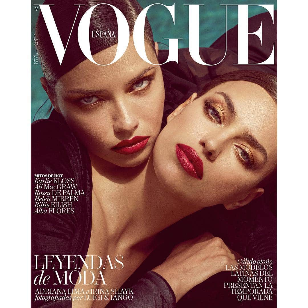 ルイージ&イアンゴさんのインスタグラム写真 - (ルイージ&イアンゴInstagram)「Double Vision of Beauty  with two Extraordinary women and friends ♥️ @adrianalima ♥️ @irinashayk  love you 😍 @voguespain  @luigiandiango @luigimurenu  @juancebrian  @etorriente  @georgisandev  @viewfindersnyla  @2bmanagement @ashleyjohnson #vogueagosto #luigiandiango」7月17日 22時17分 - luigiandiango