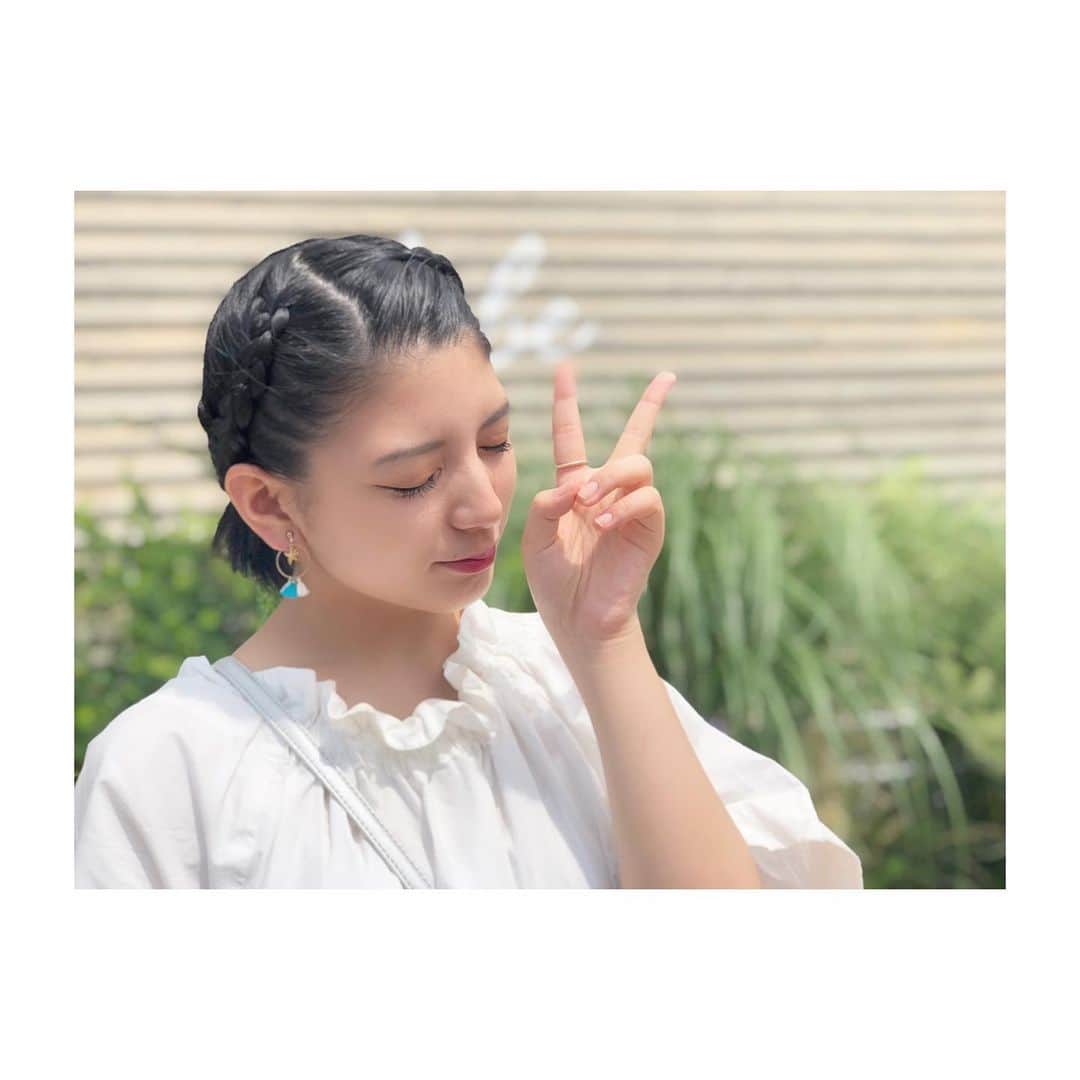 坂元葉月さんのインスタグラム写真 - (坂元葉月Instagram)「睨んでません。🥺 眩しいんです、、、🤦‍♀️（笑）」7月17日 22時41分 - wasuta_hazuki_sakamoto