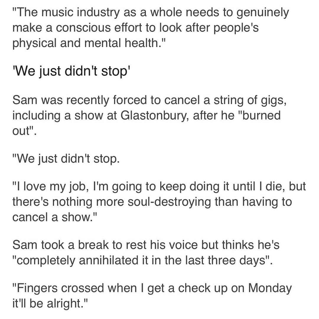BBC Radioさんのインスタグラム写真 - (BBC RadioInstagram)「“We just didn’t stop ... You’ve got to have a bit of time to go back home and try and be normal and talk to people about normal stuff.” @sam_fender, @tom.grennan and @theamazons have spoken about burn out. You can read the full interview on @bbcnewsbeat」7月18日 0時04分 - bbcradio1